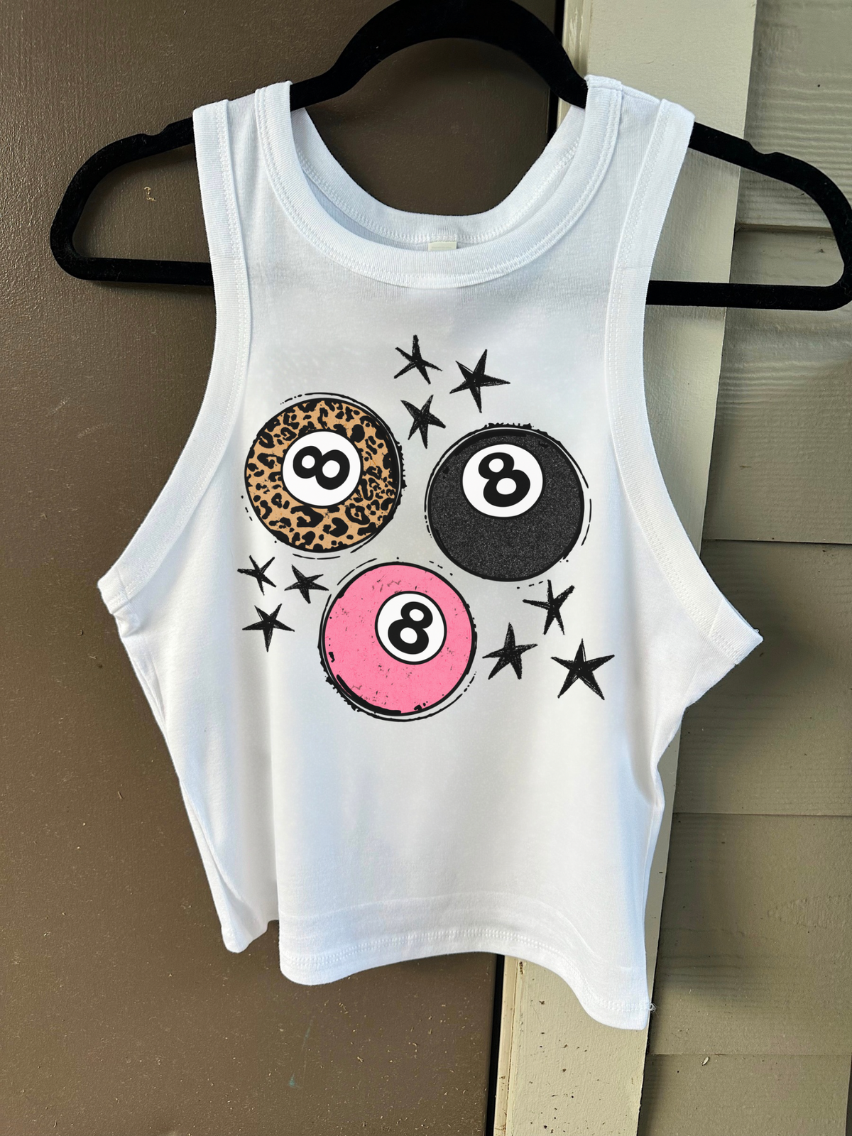 Lucky 8 Cropped Tank