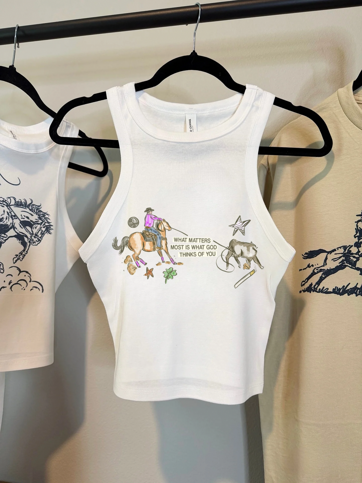 What Matters Most Cropped Tank
