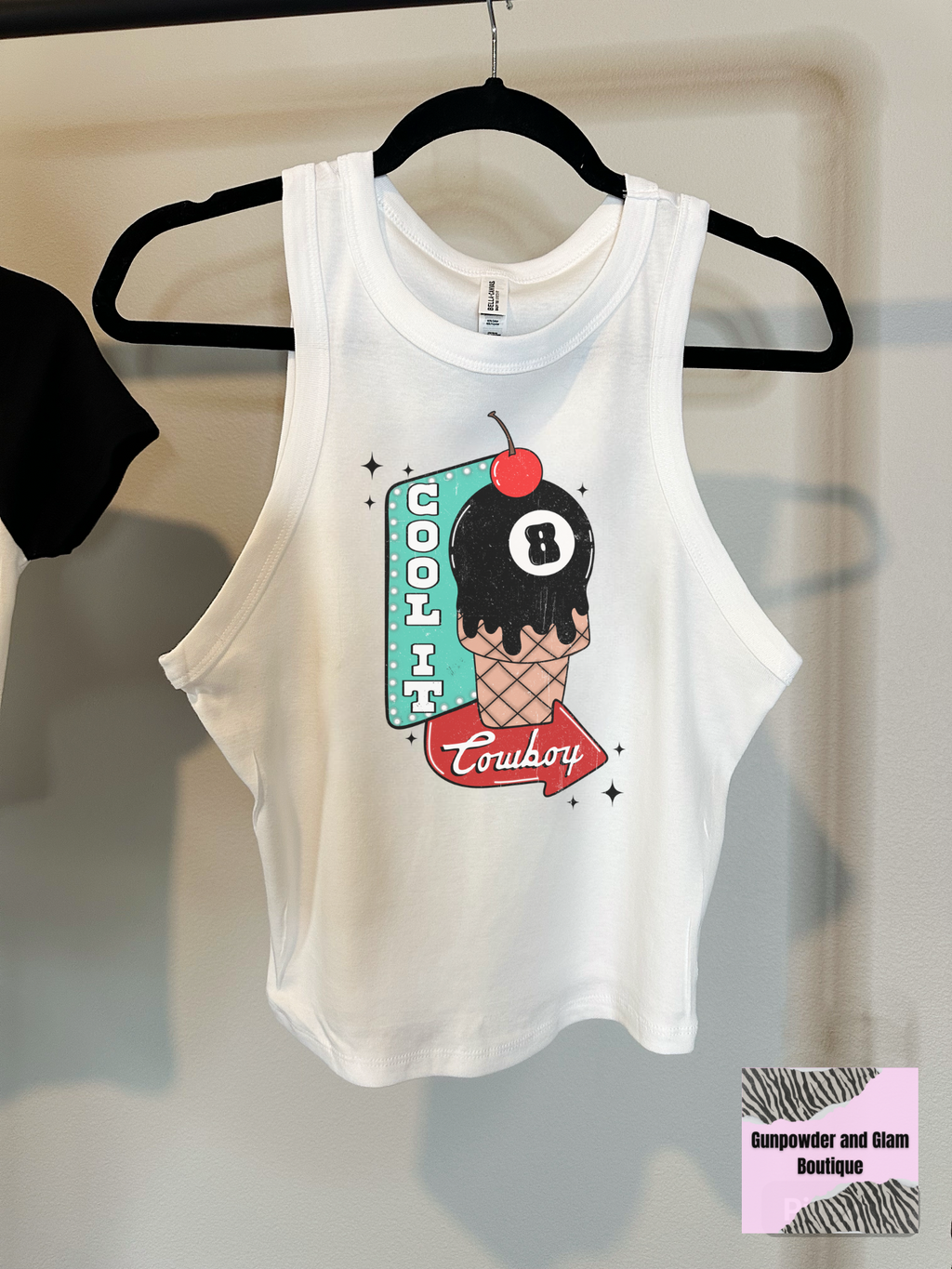 Cool It Cowboy Cropped Tank