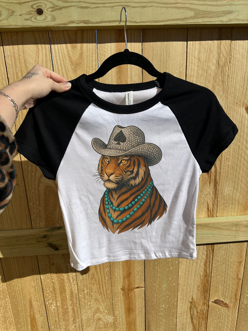 Tiger Cowboy Baby Tee