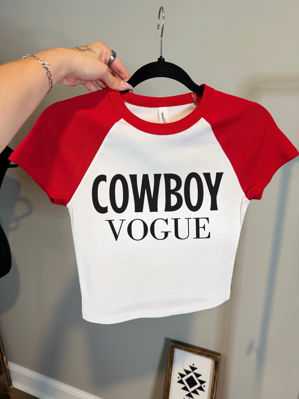 Cowboy Vogue Baby Tee