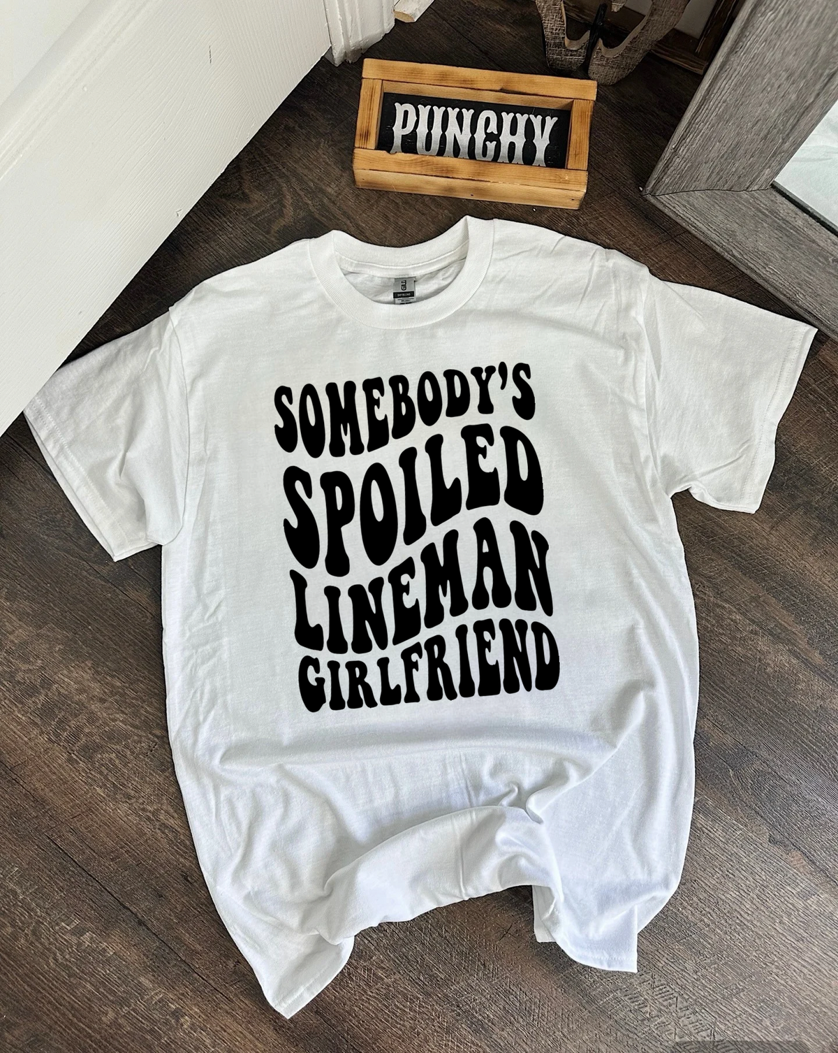 Lineman Gf TEE or CREWNECK (front & back design)