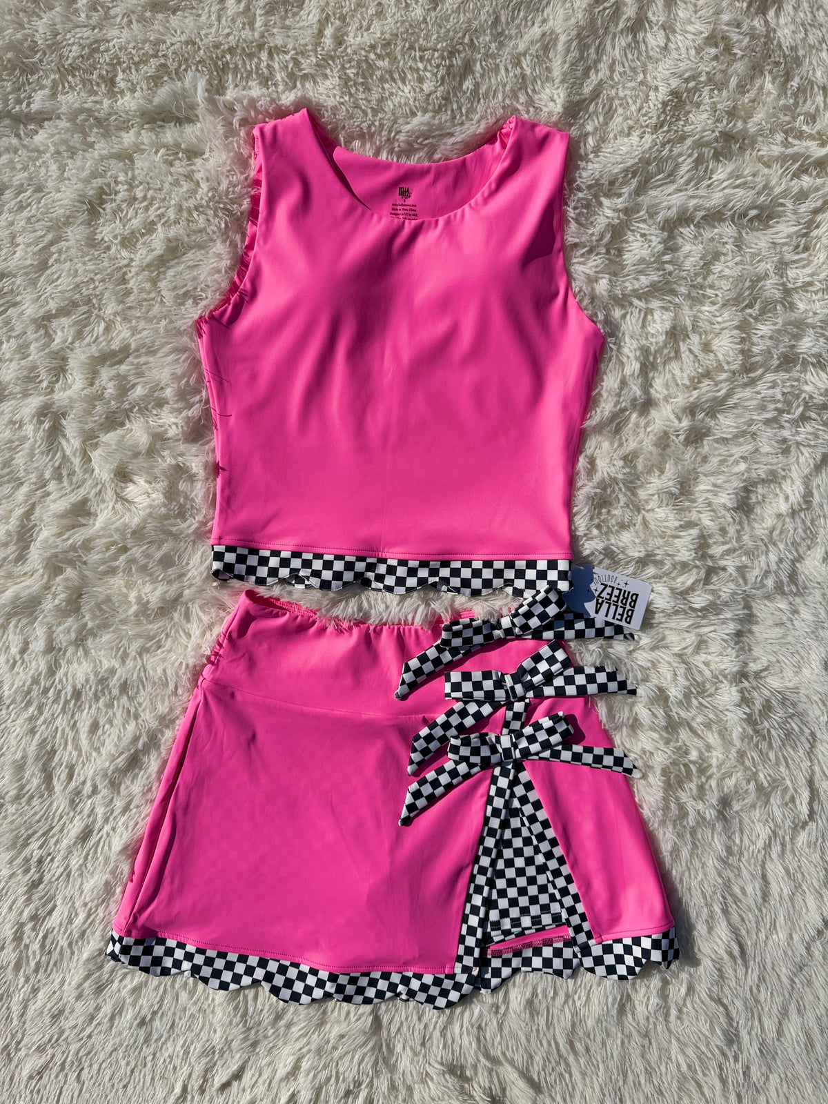 Checkered Chic Yoga Set (Mommy And Me)