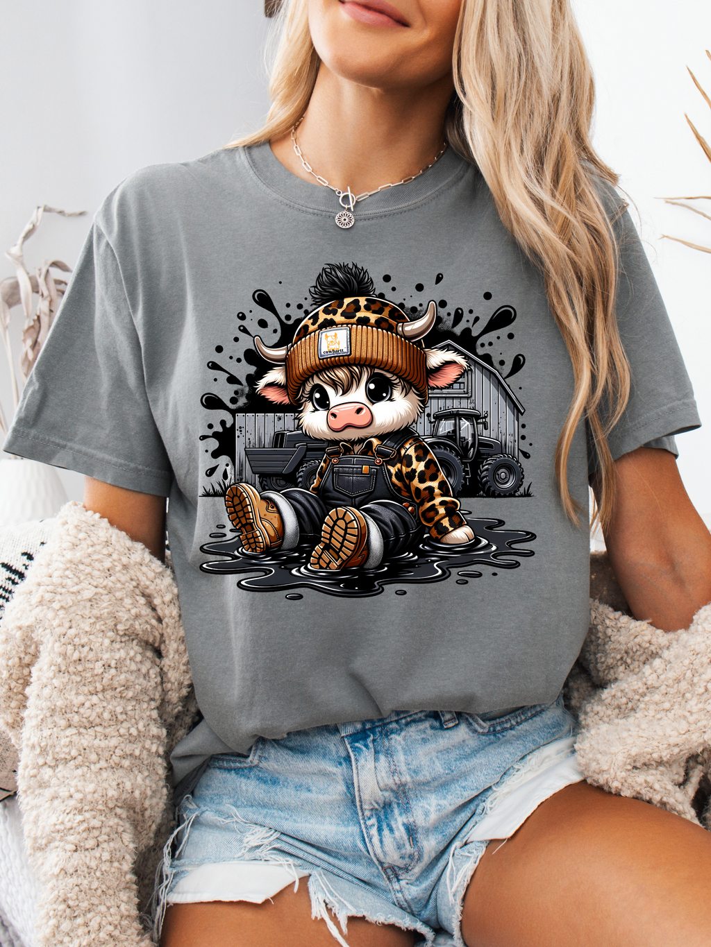 Work Hard, Moo Hard Graphic