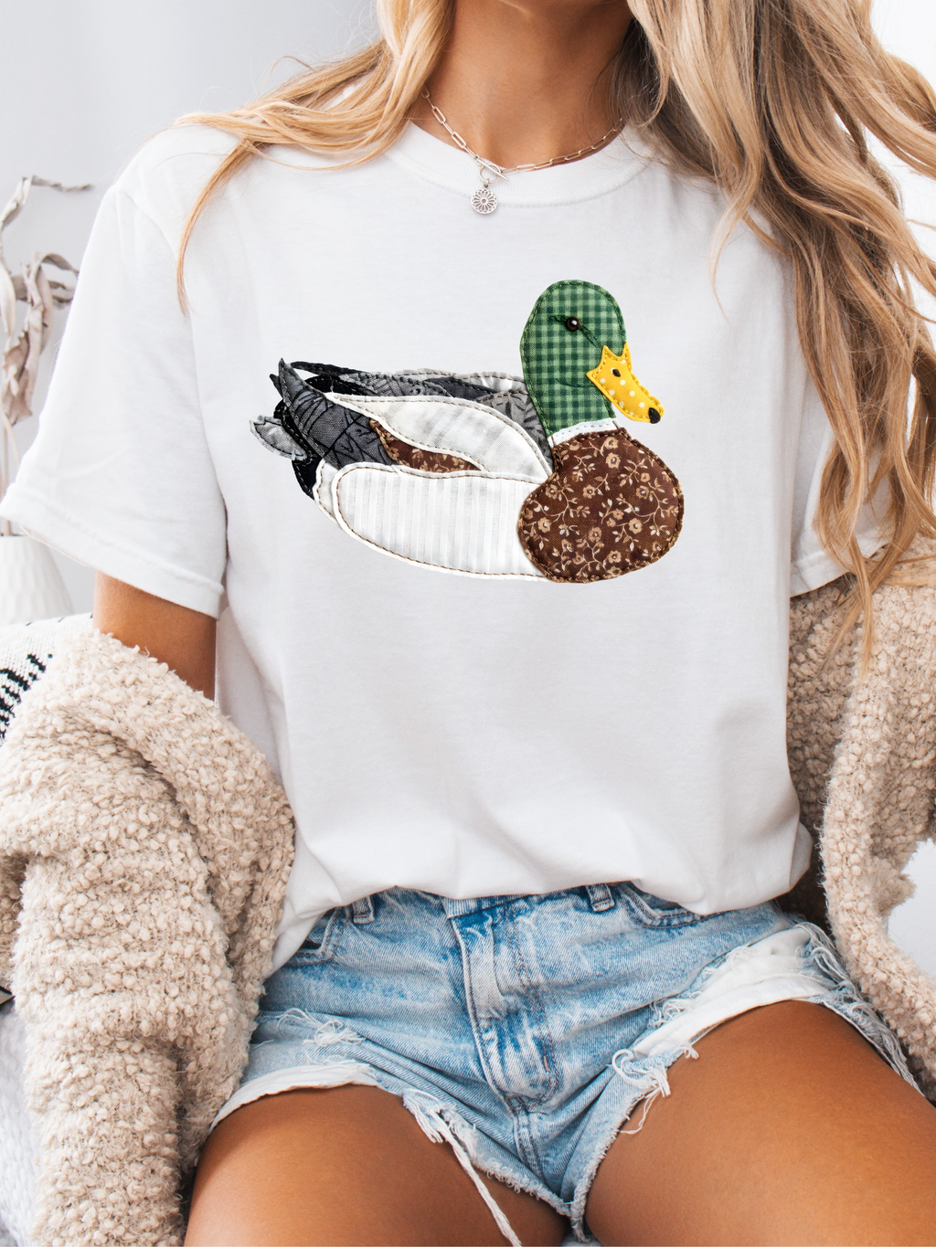 Patch Work Mallard Graphic