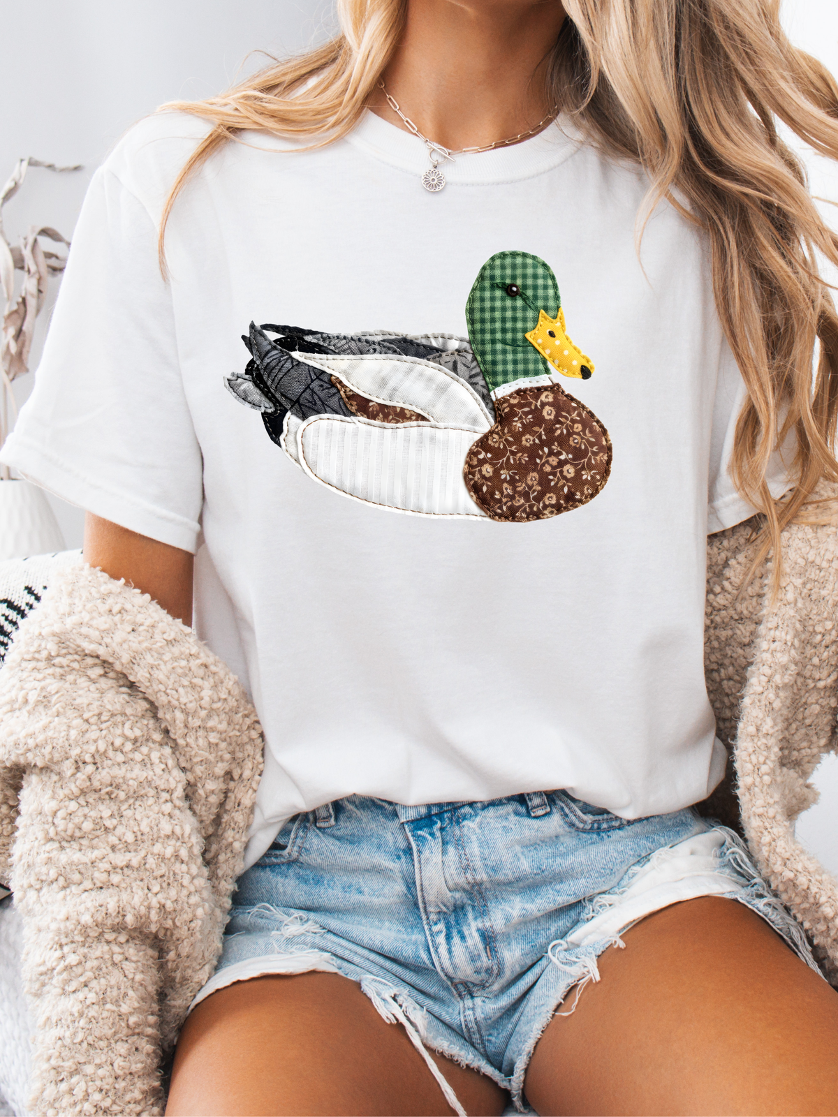 Patch Work Mallard Graphic