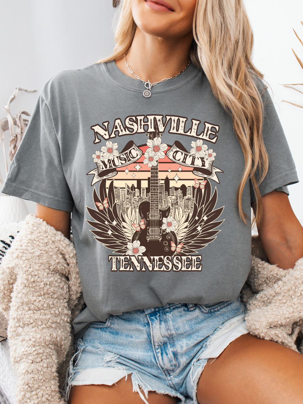 Nashville Music City Graphic