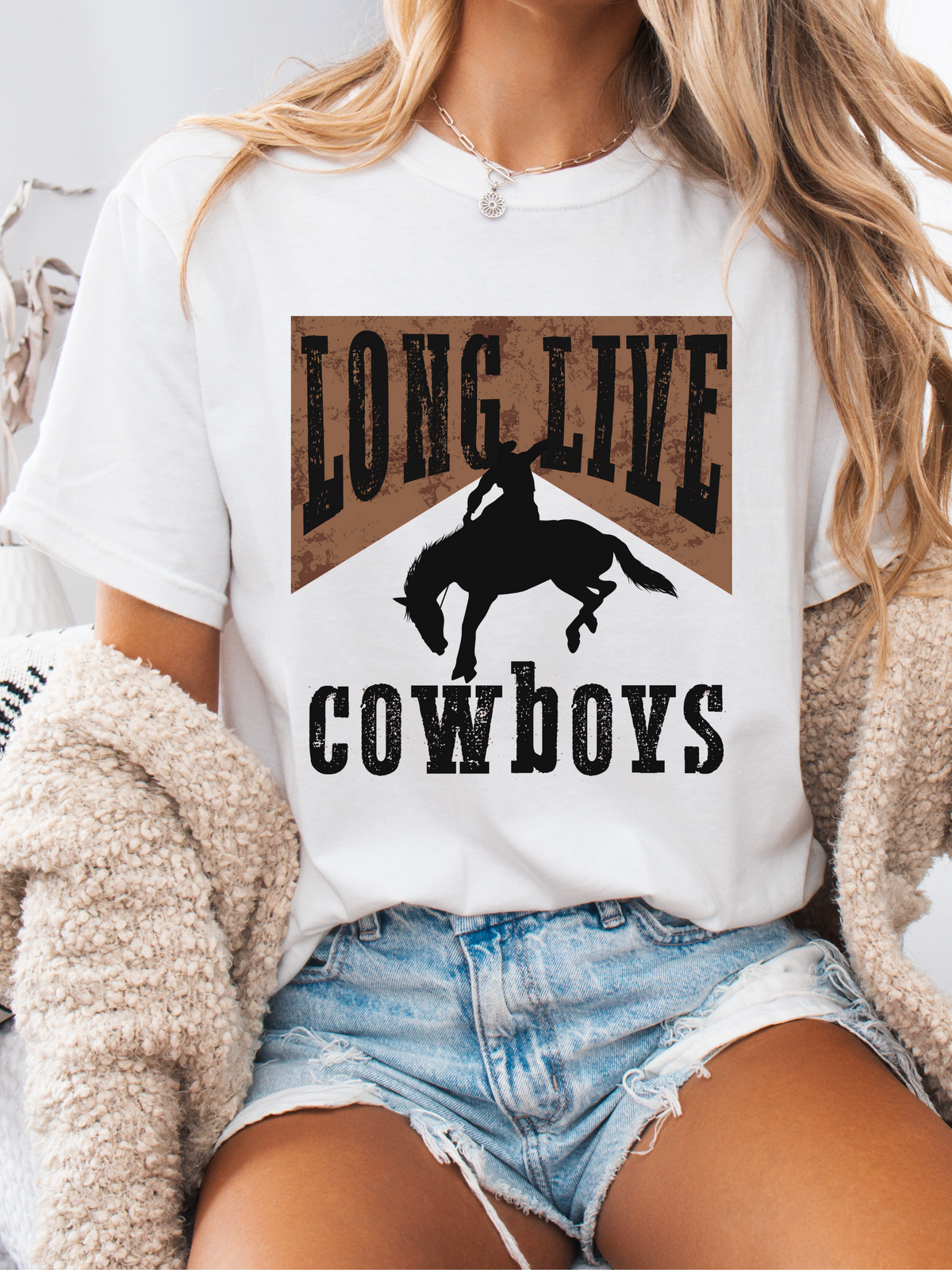 Long Live Cowboys Vintage Graphic