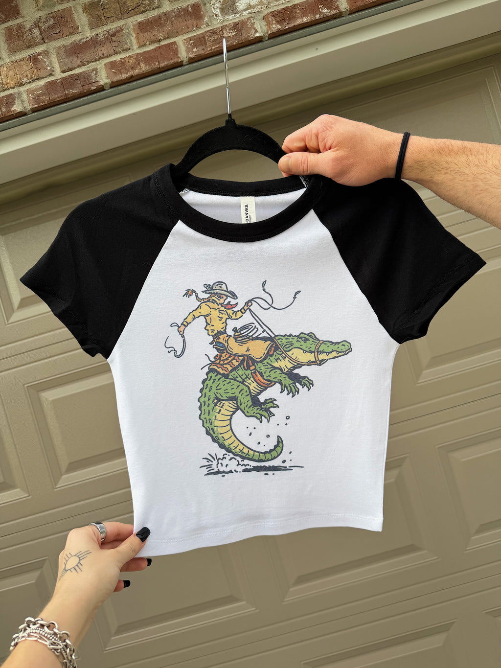 Alligator Cowboy Baby Tee