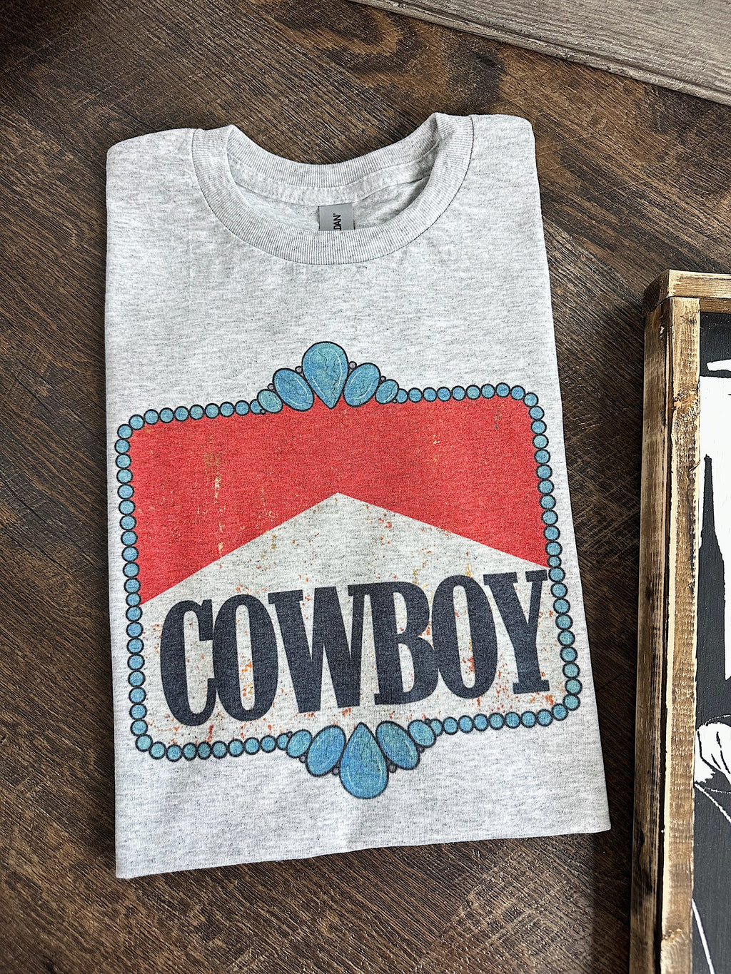 Cowboy TEE or CREWNECK