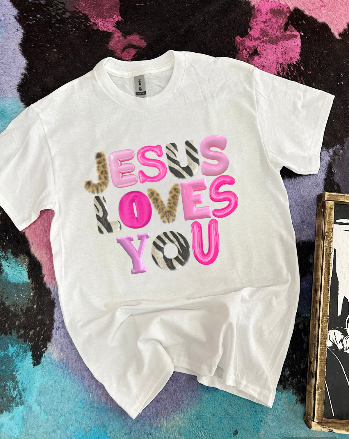Jesus Loves You Tee or Crewneck