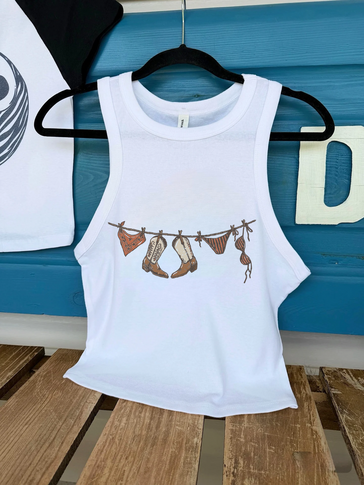 Cowgirl Summer Cropped Tank