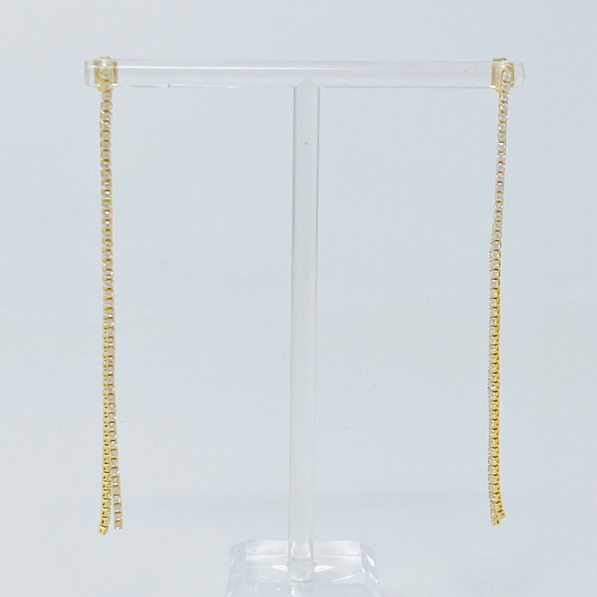 Delicate Shine Back Drop Earrings