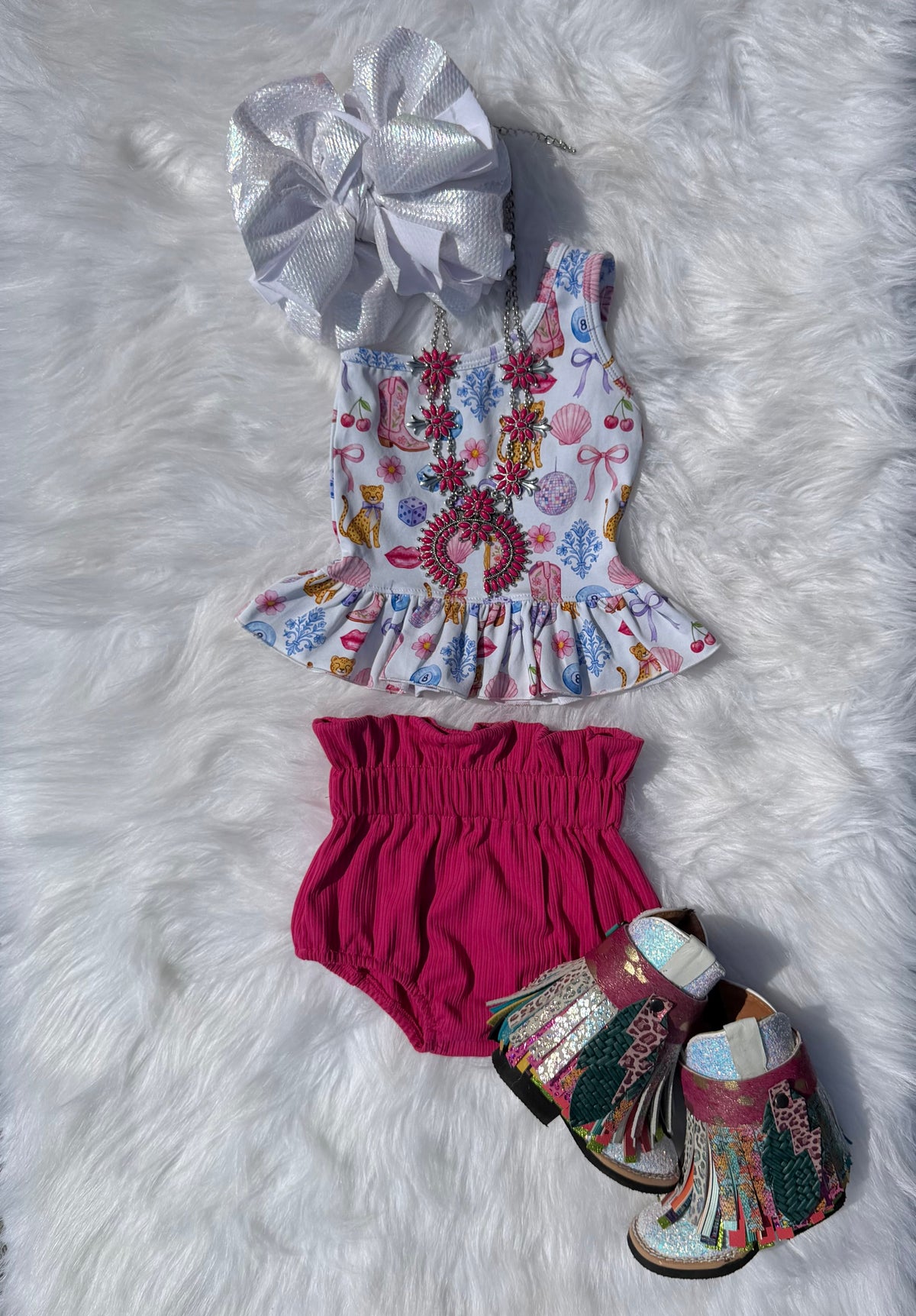 Cosmic Cowgirl One Shoulder Top