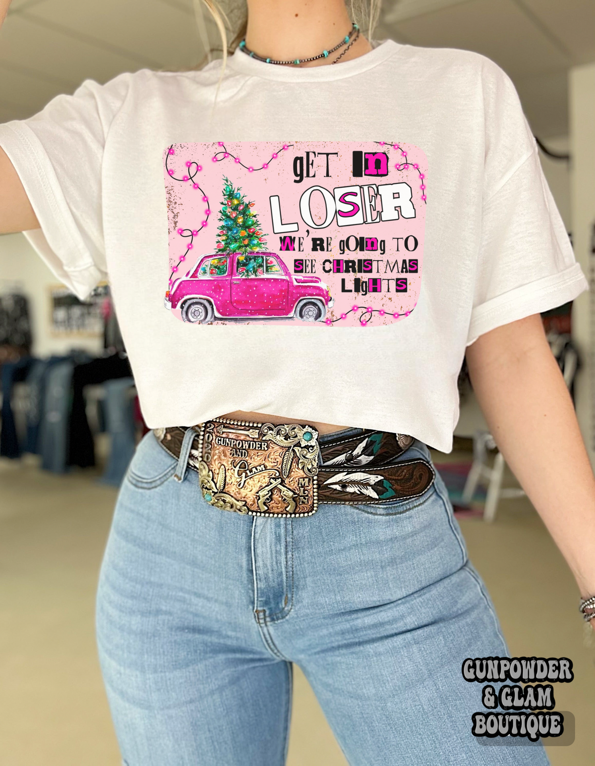 Get In Loser Tee or Crewneck