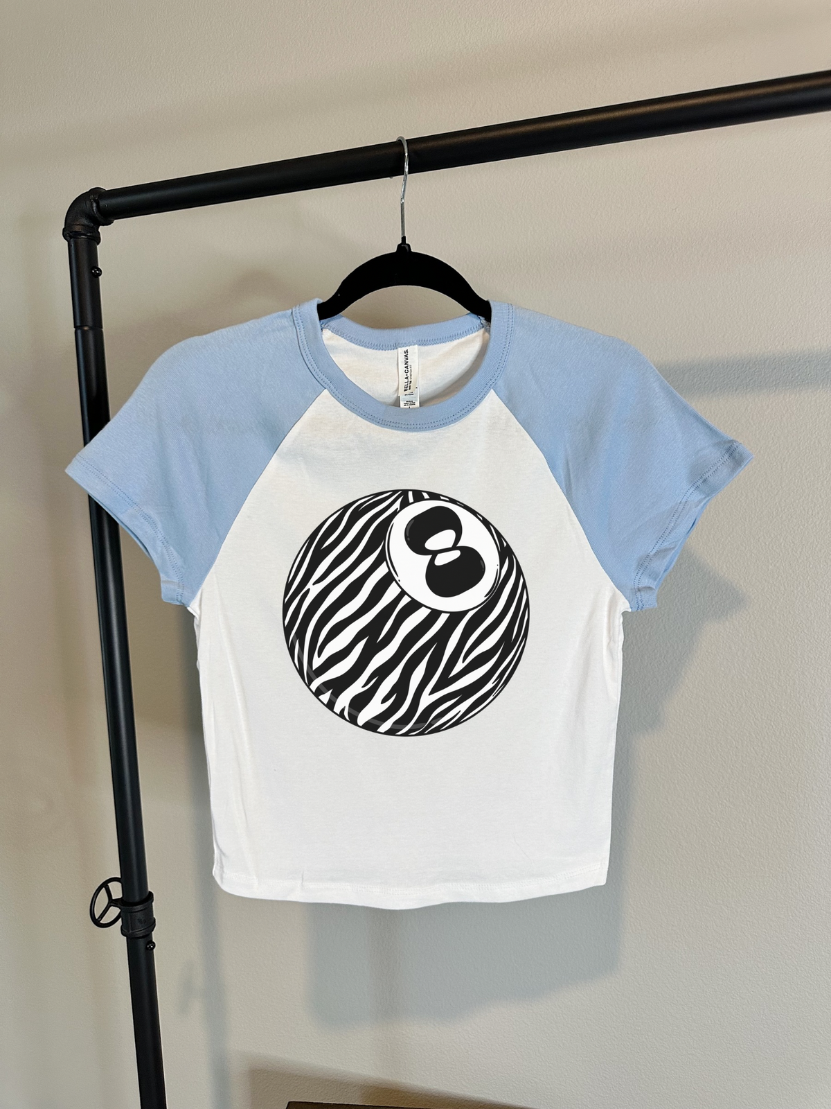 Zebra 8 Ball Baby Tee