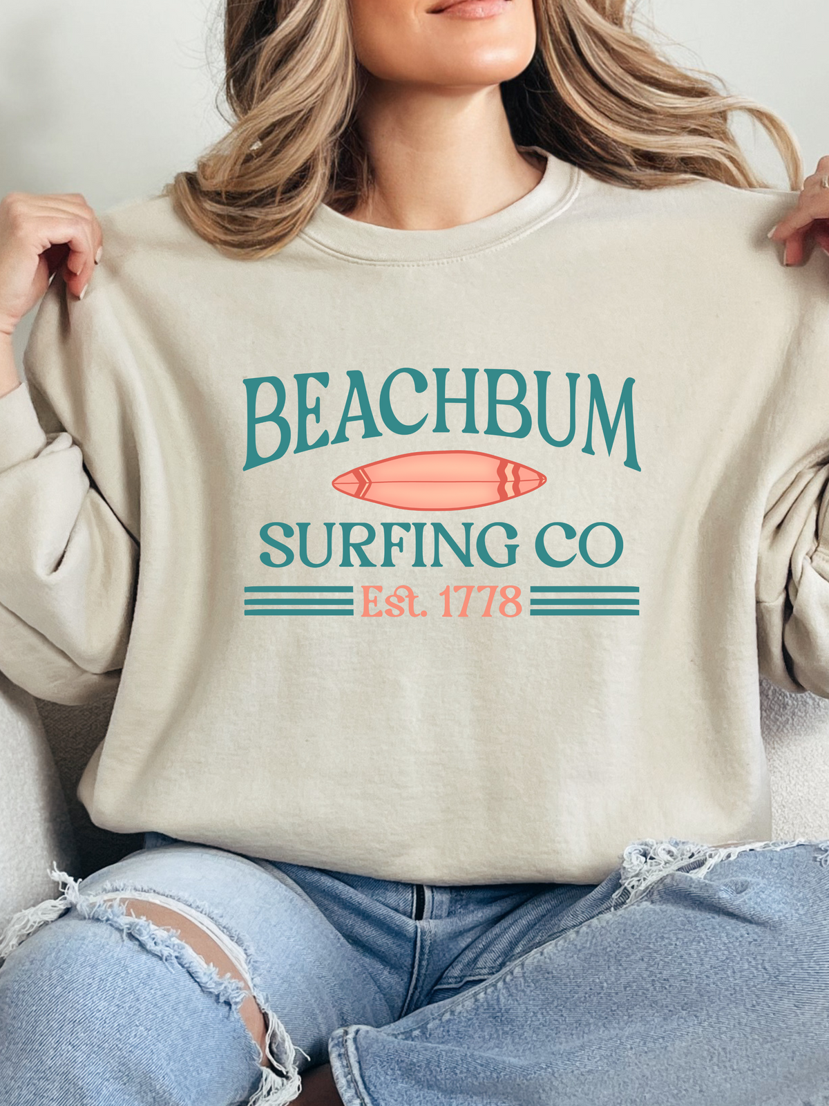 Beachbum Surfing Co. Graphic