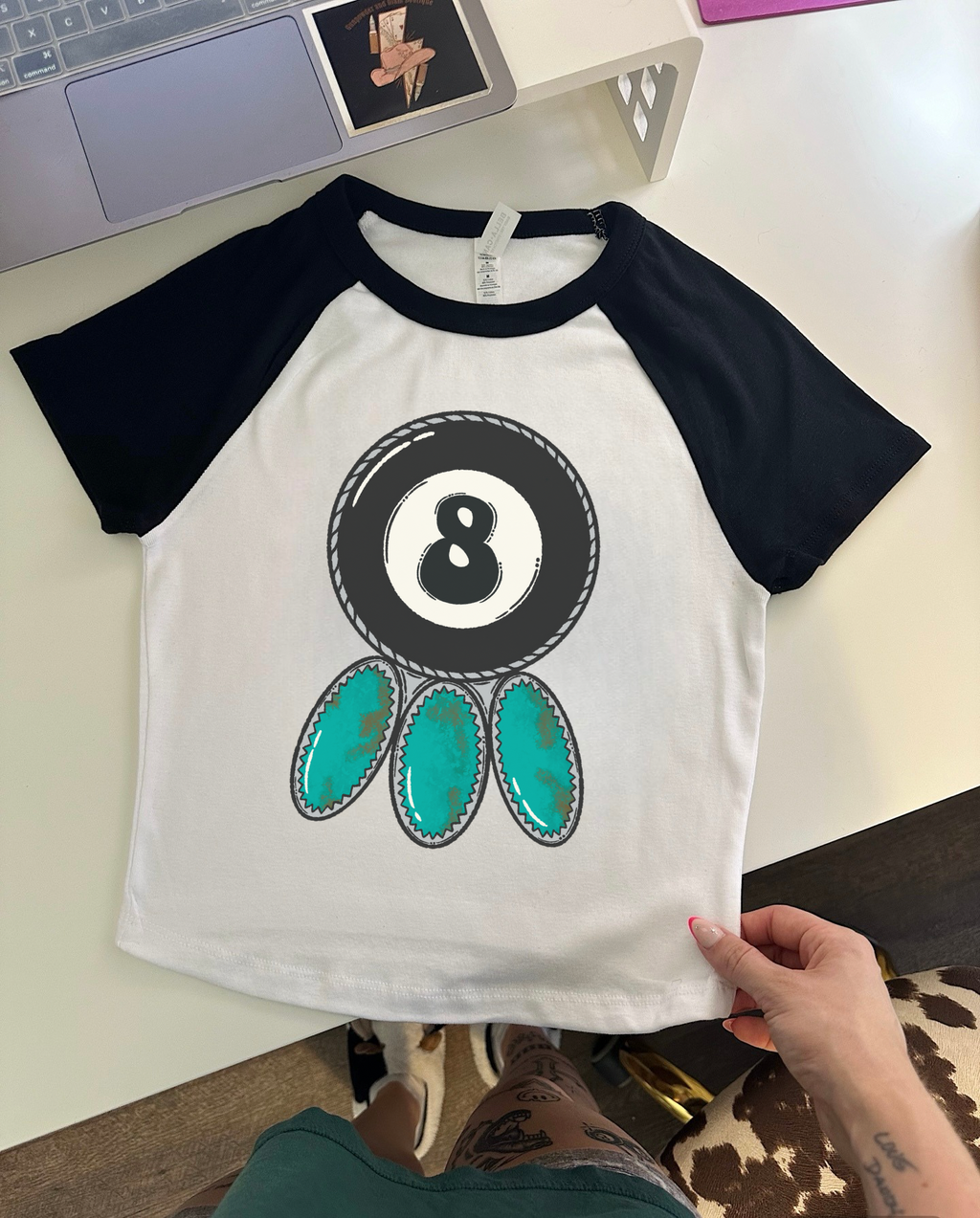 8 Ball Baby Tee