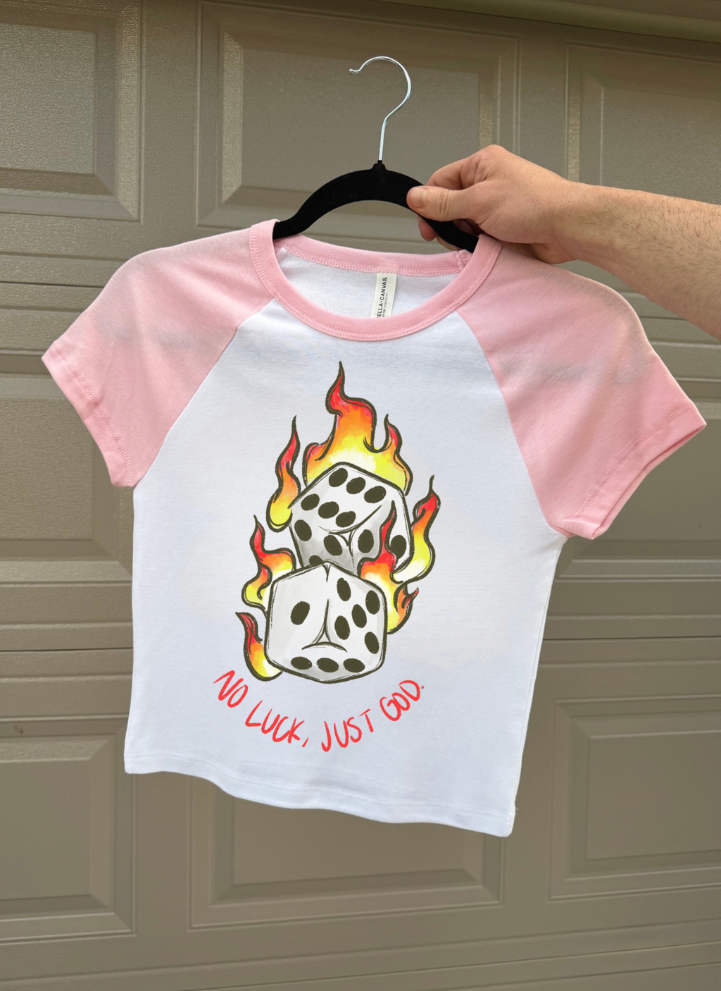 No Luck, Just God Baby Tee