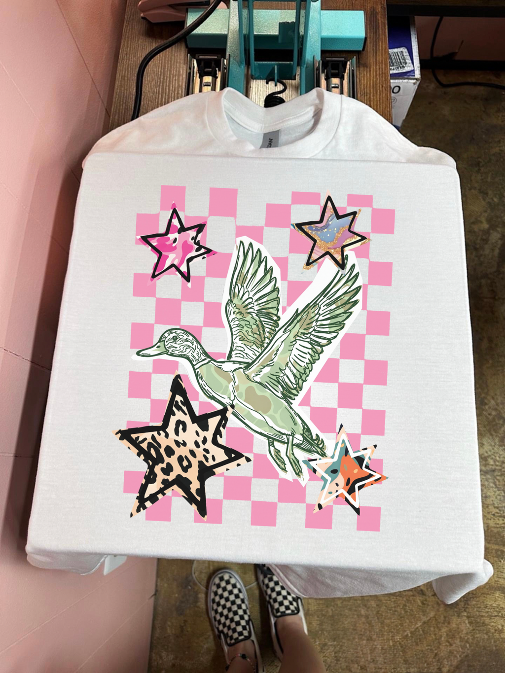 Pink Skies & Duck Vibes TEE or CREWNECK