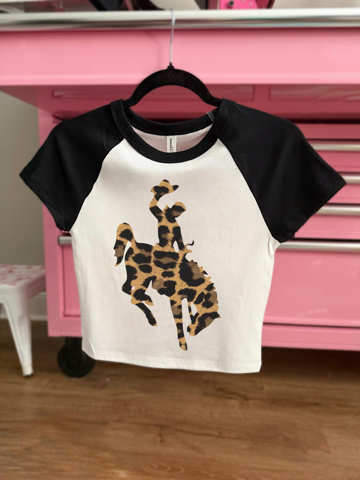 Leopard Cowboy Baby Tee