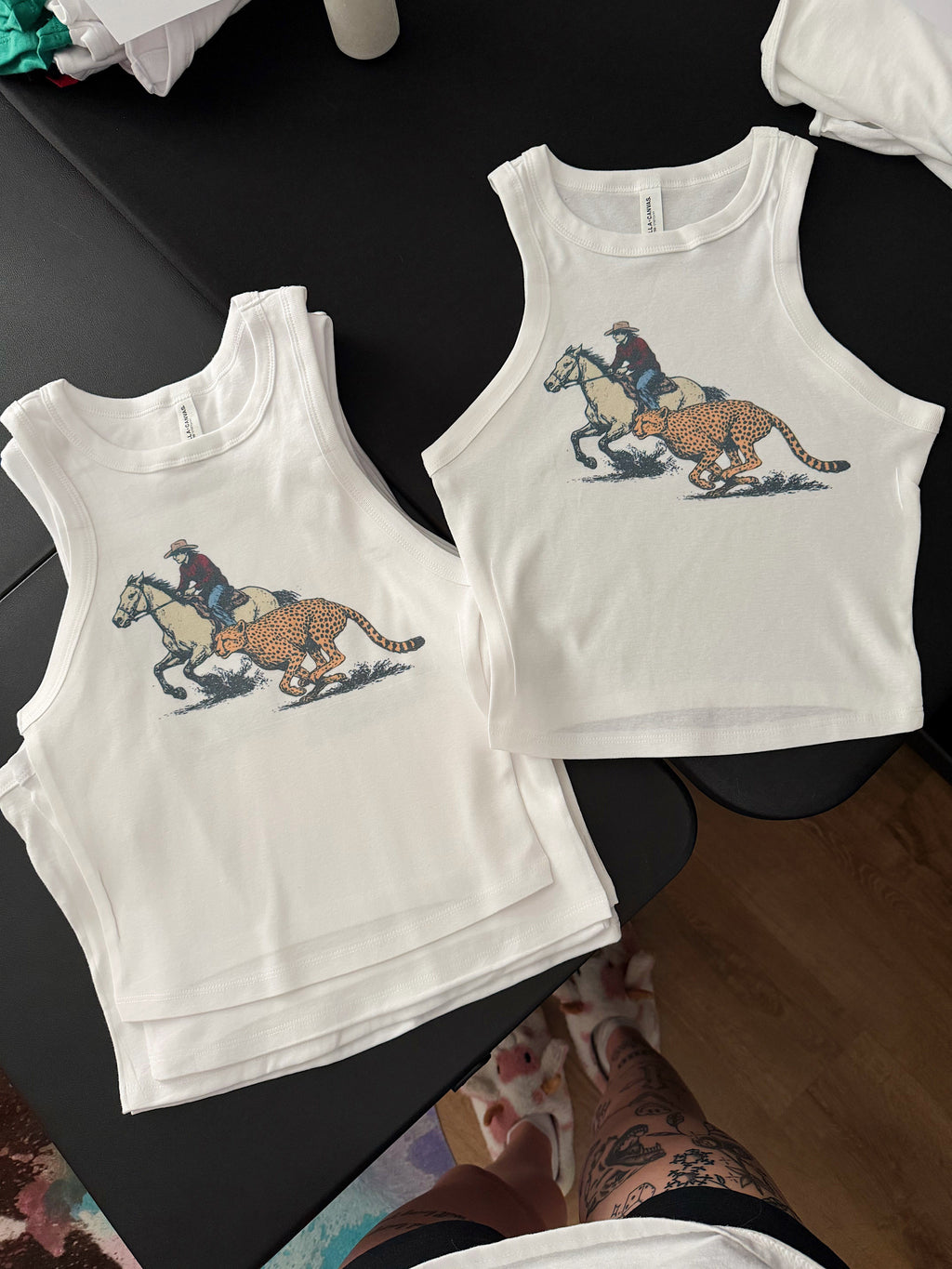 Run Wild Cropped Tank