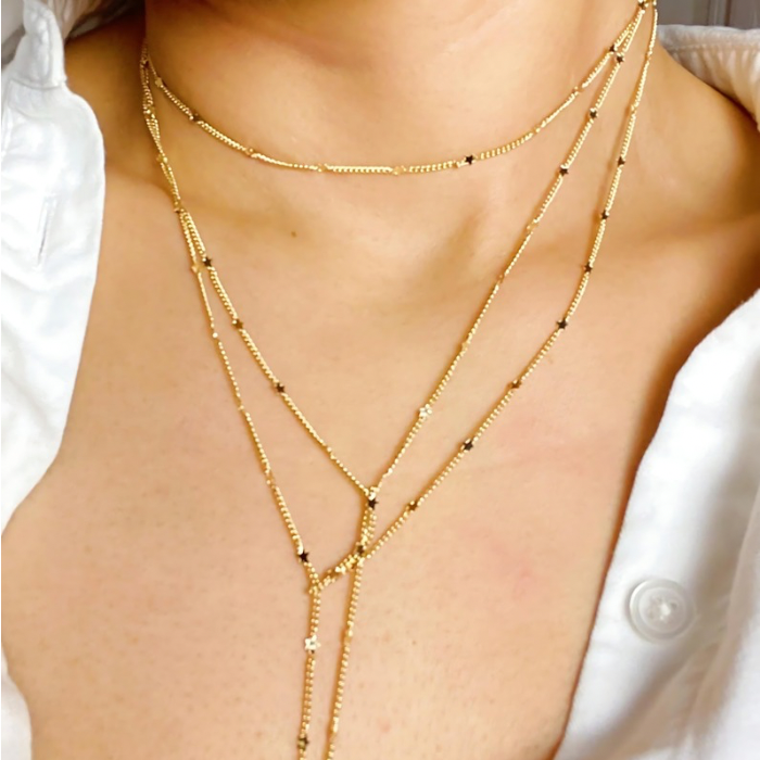 Show Me The Ways Necklace, Gold