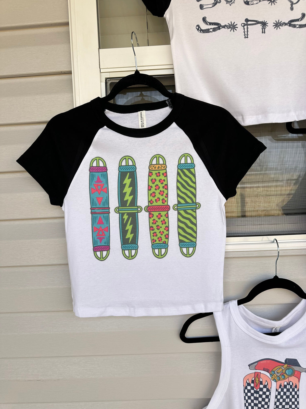 Neon Cinches Baby Tee