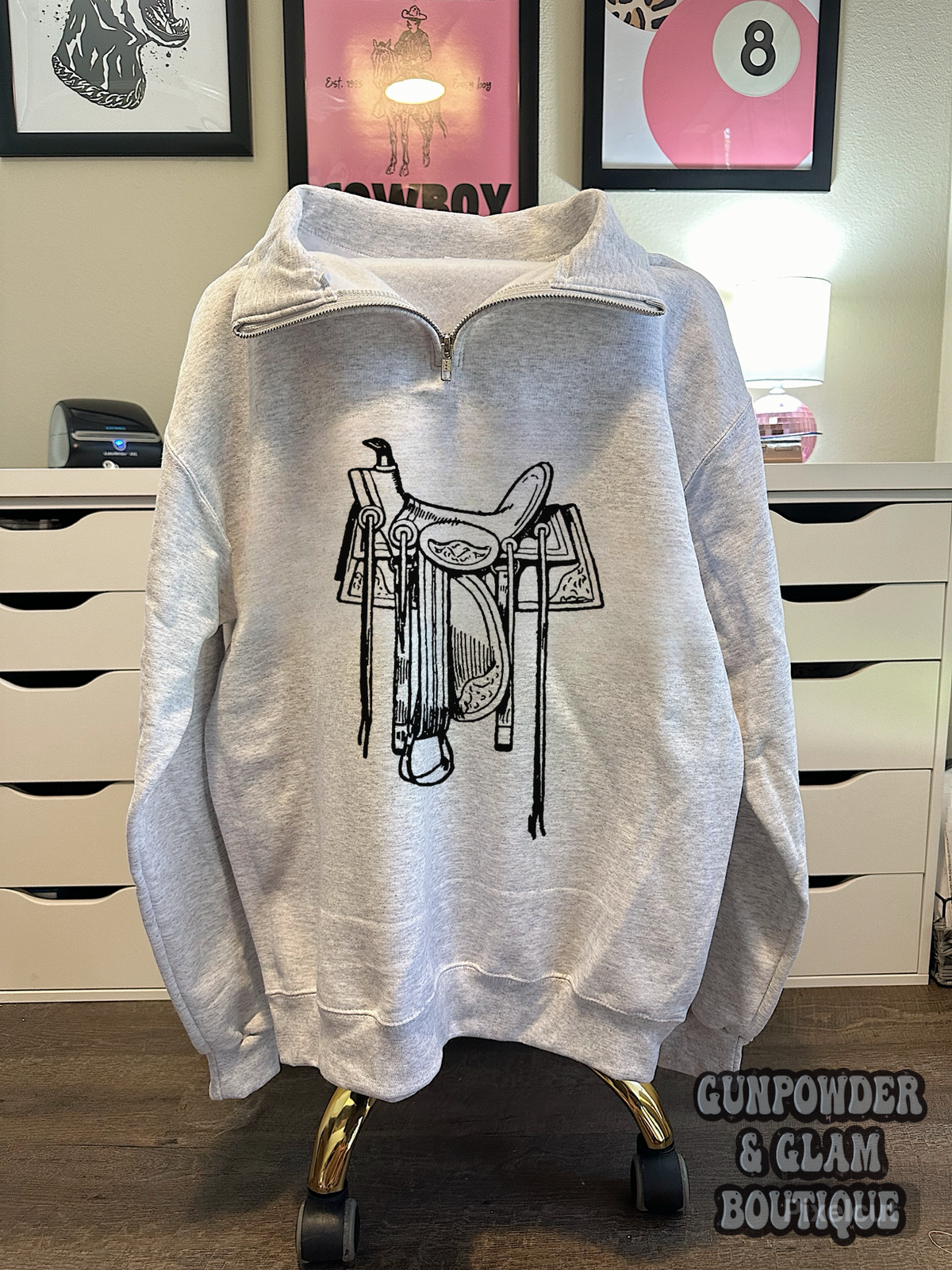 Saddle Quarter Zip