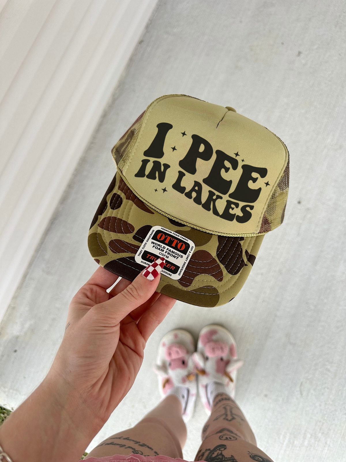 I Pee In Lakes Trucker Hat (Multiple Color Options