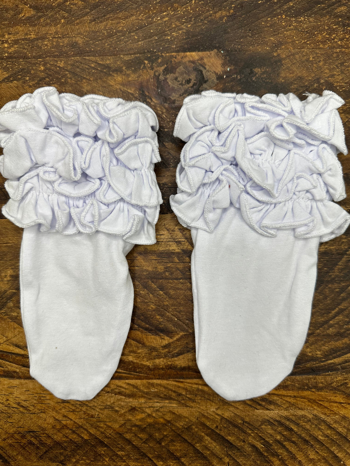 Ankle Ruffle Socks (Multiple Colors)