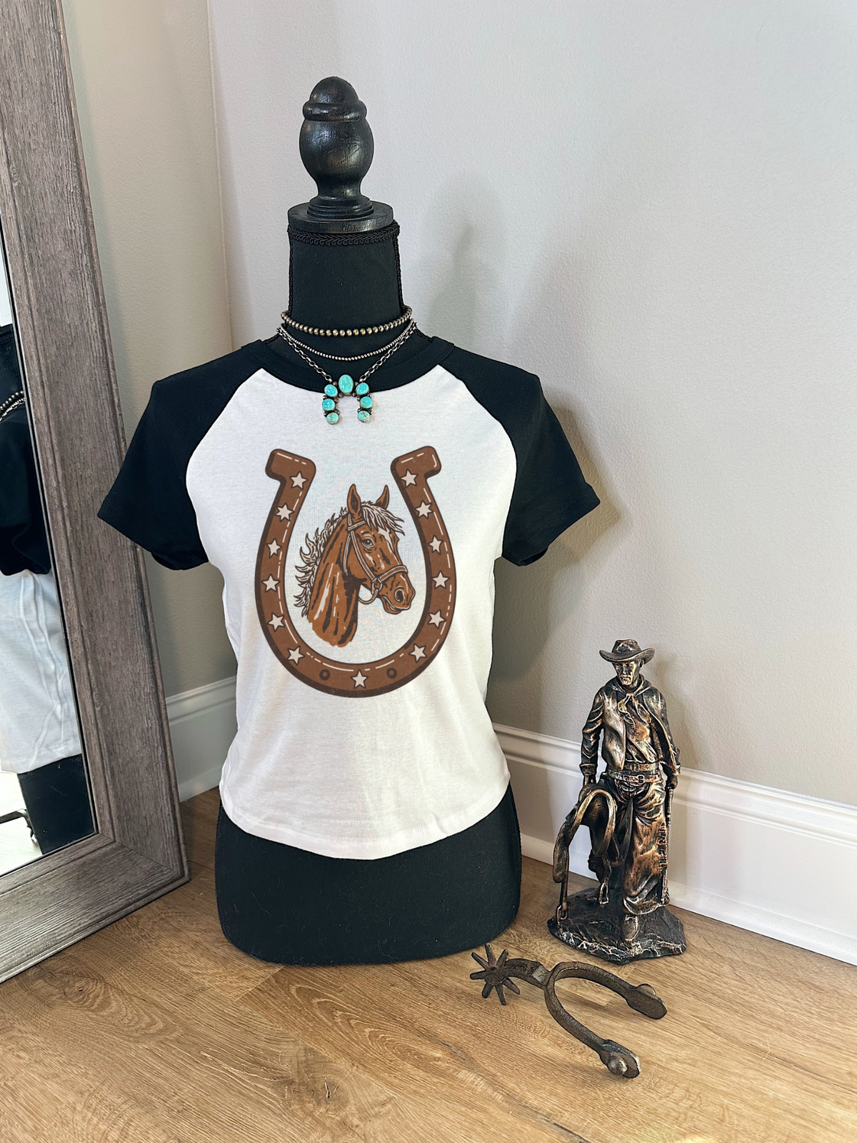 Horseshoe Baby Tee