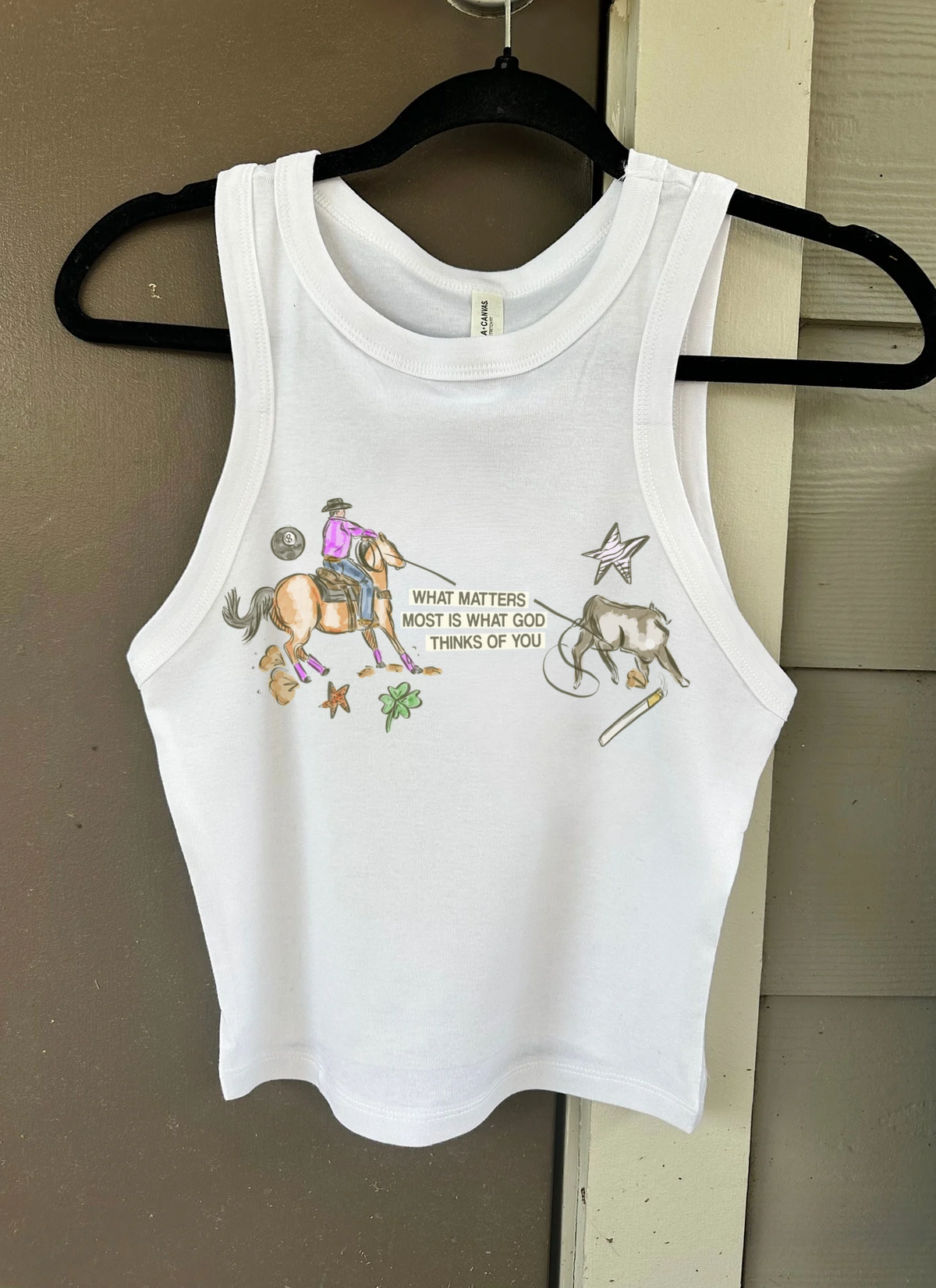What Matters Most Cropped Tank