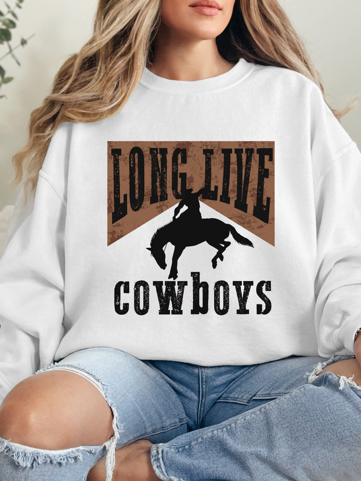 Long Live Cowboys Vintage Graphic