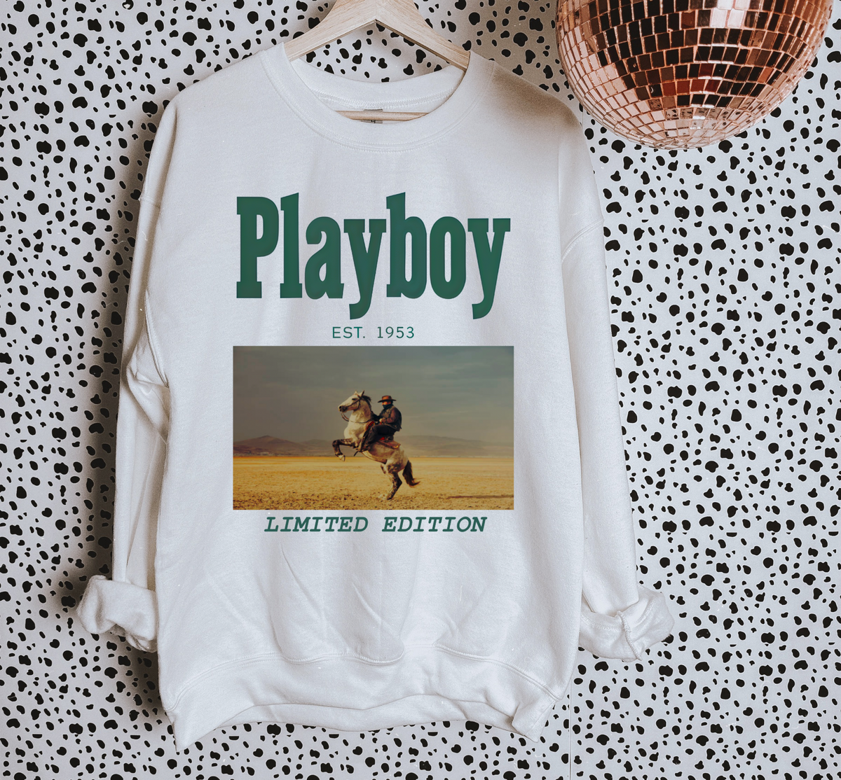 PlayCOWboy TEE or CREWNECK