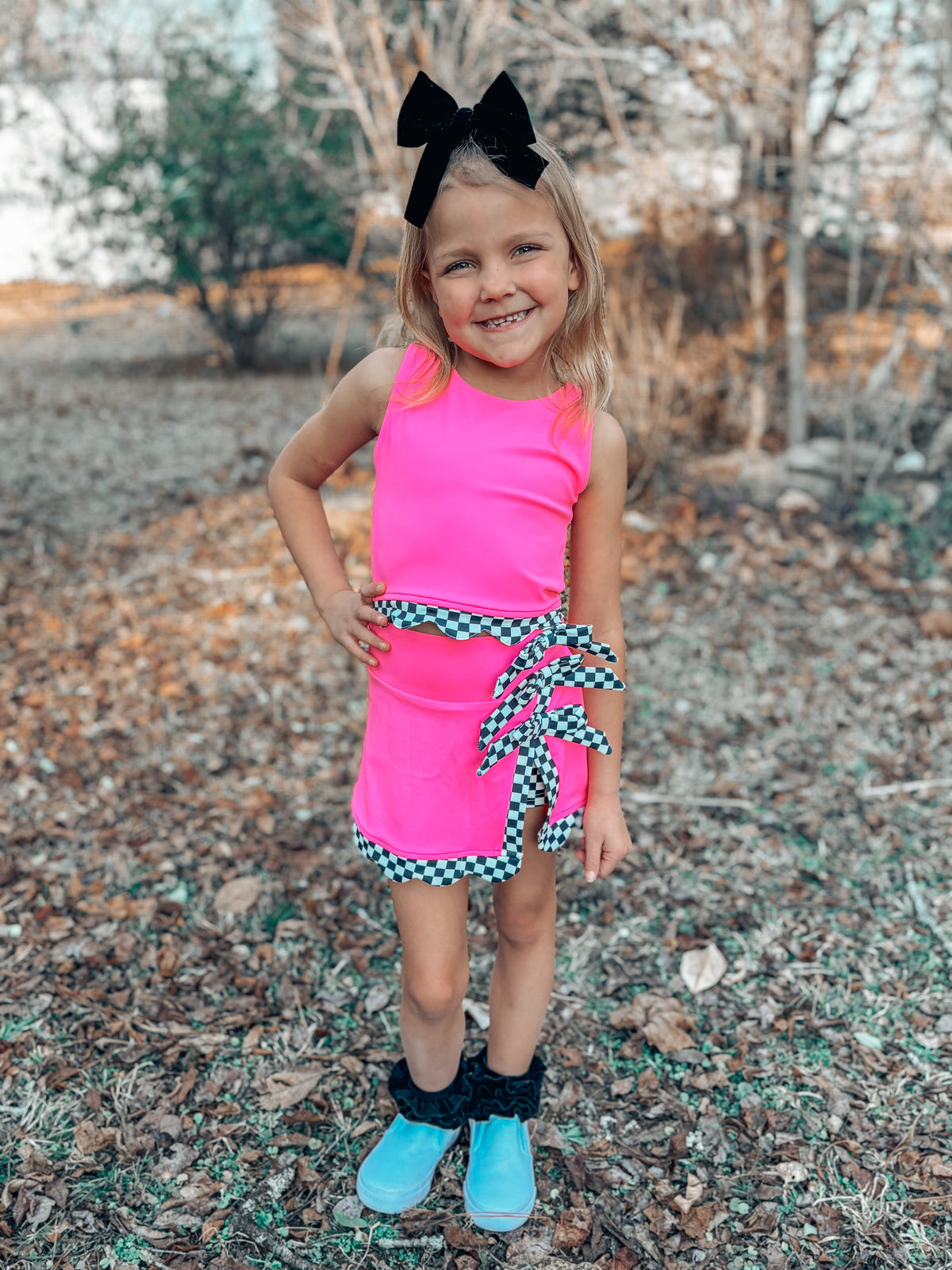Checkered Chic Yoga Set (Mommy And Me)