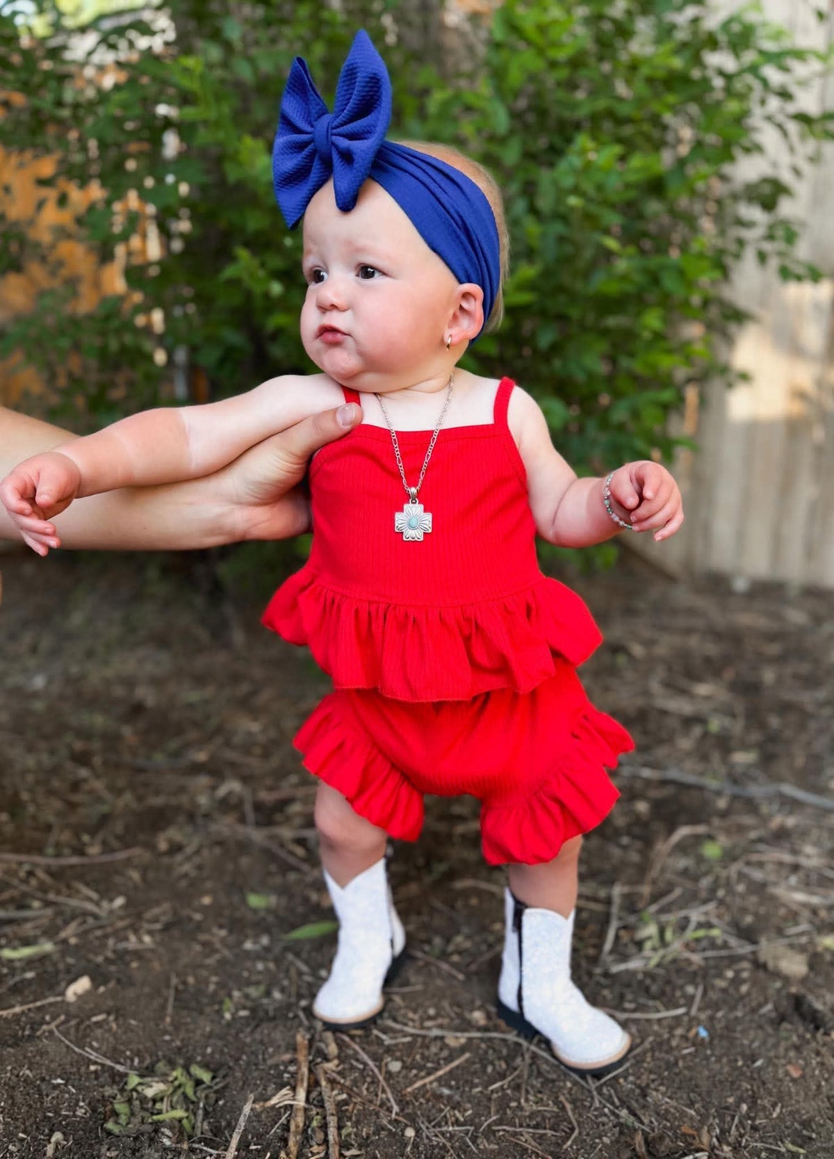 Red Ruffle Set