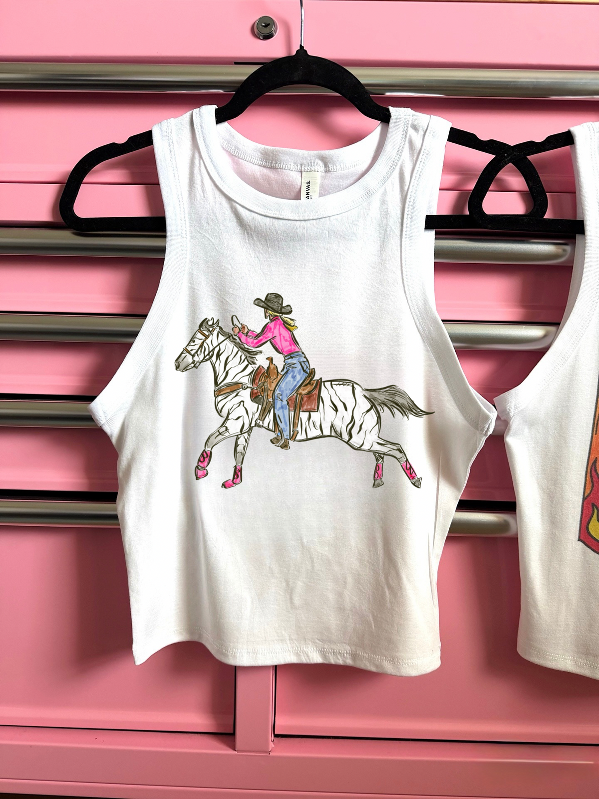 Cowgirl Chaos Cropped Tank