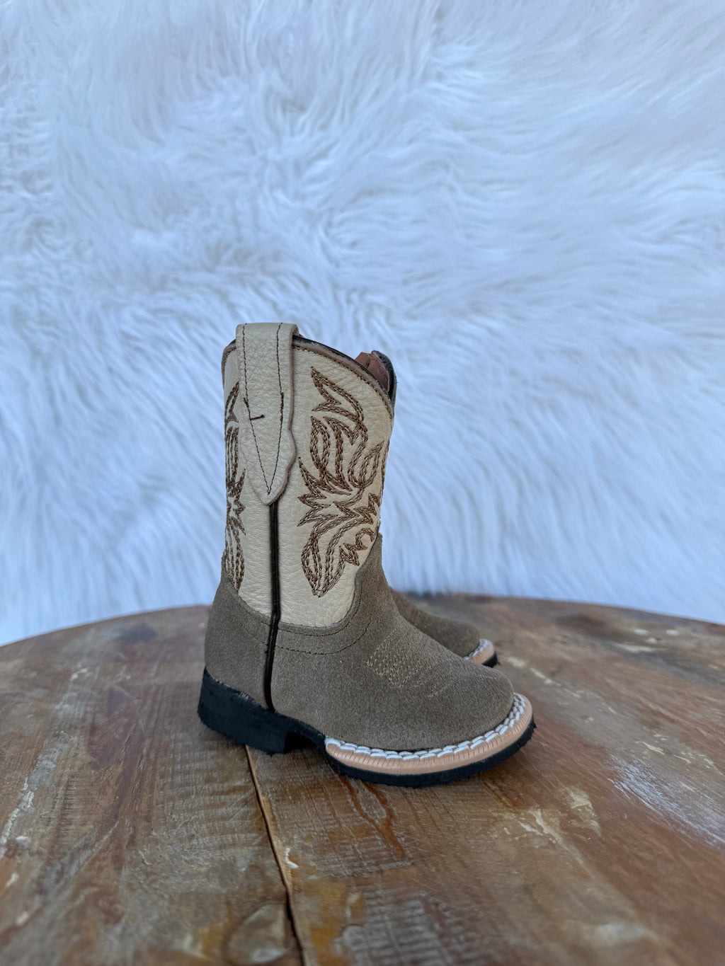 Taupe Suede Tanner Mark Boots