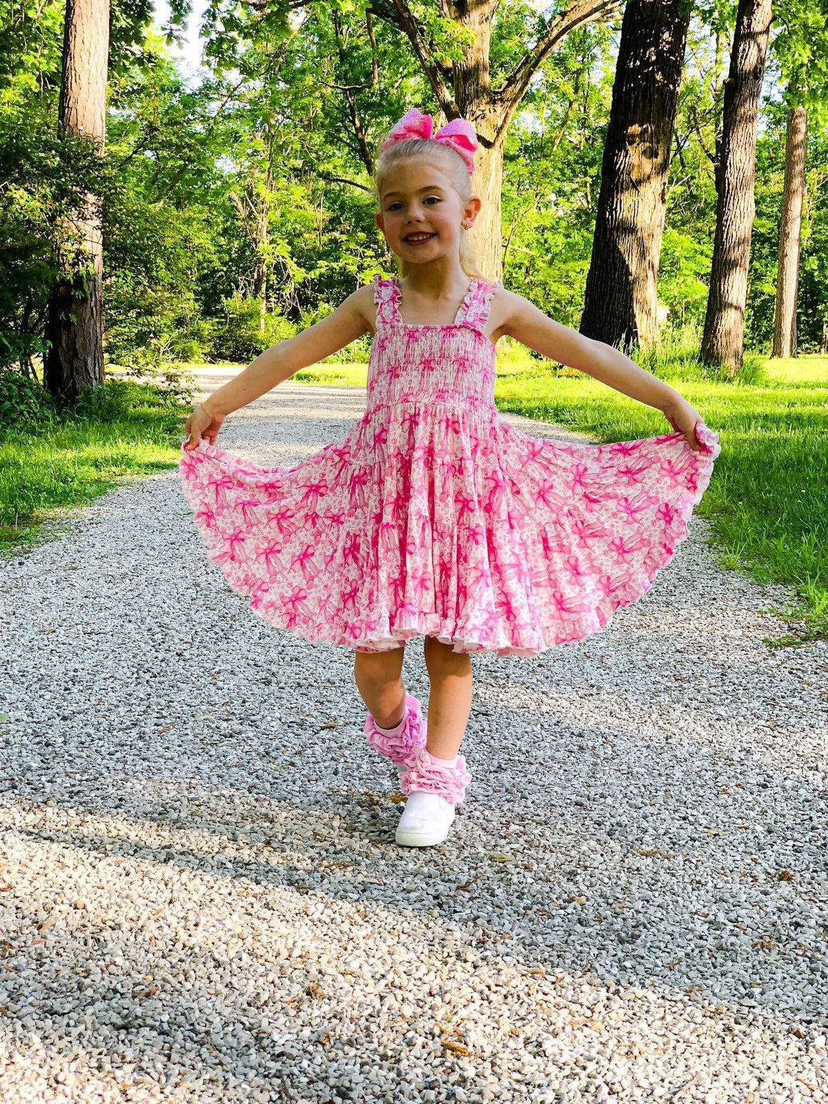 Blooming Bows Bamboo Dress