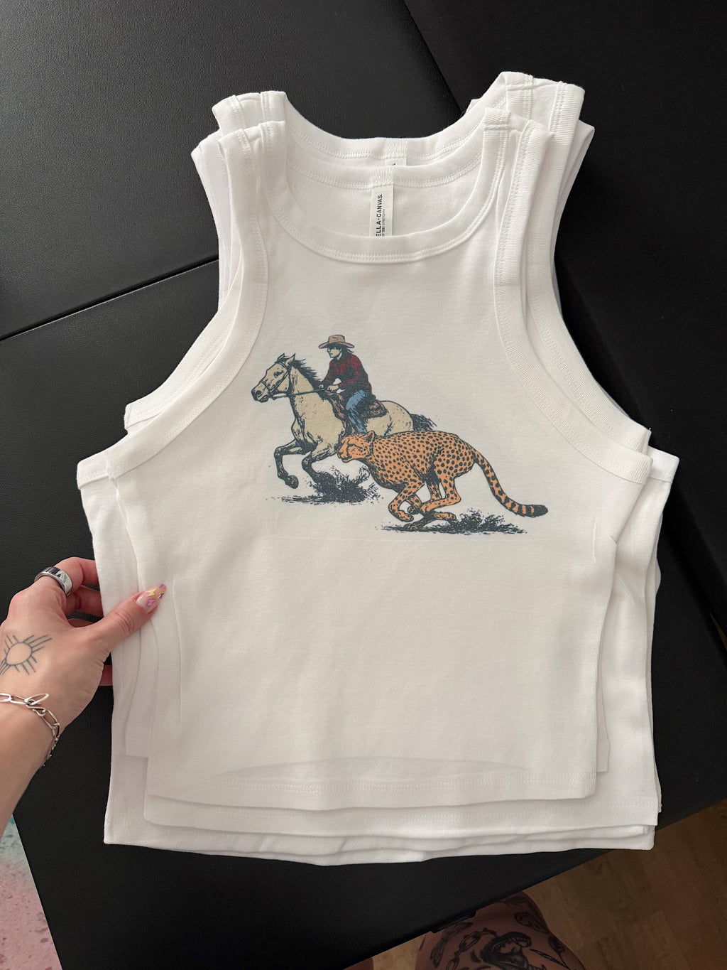 Run Wild Cropped Tank