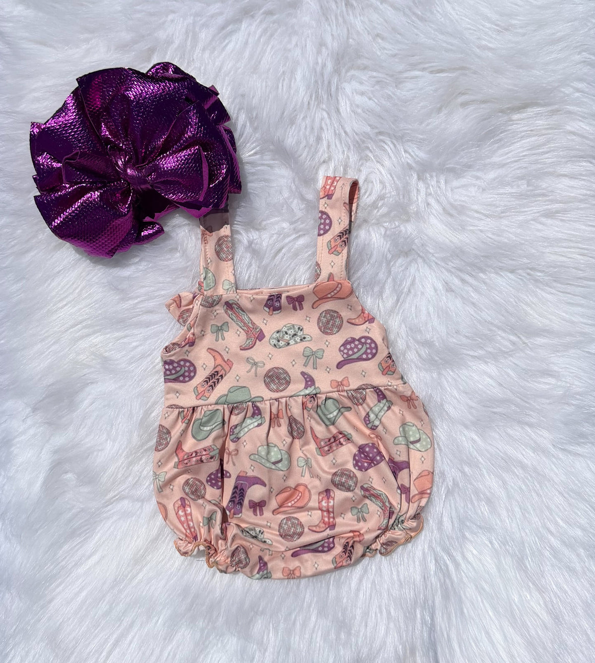 Disco Cowgirl Bow Bubble
