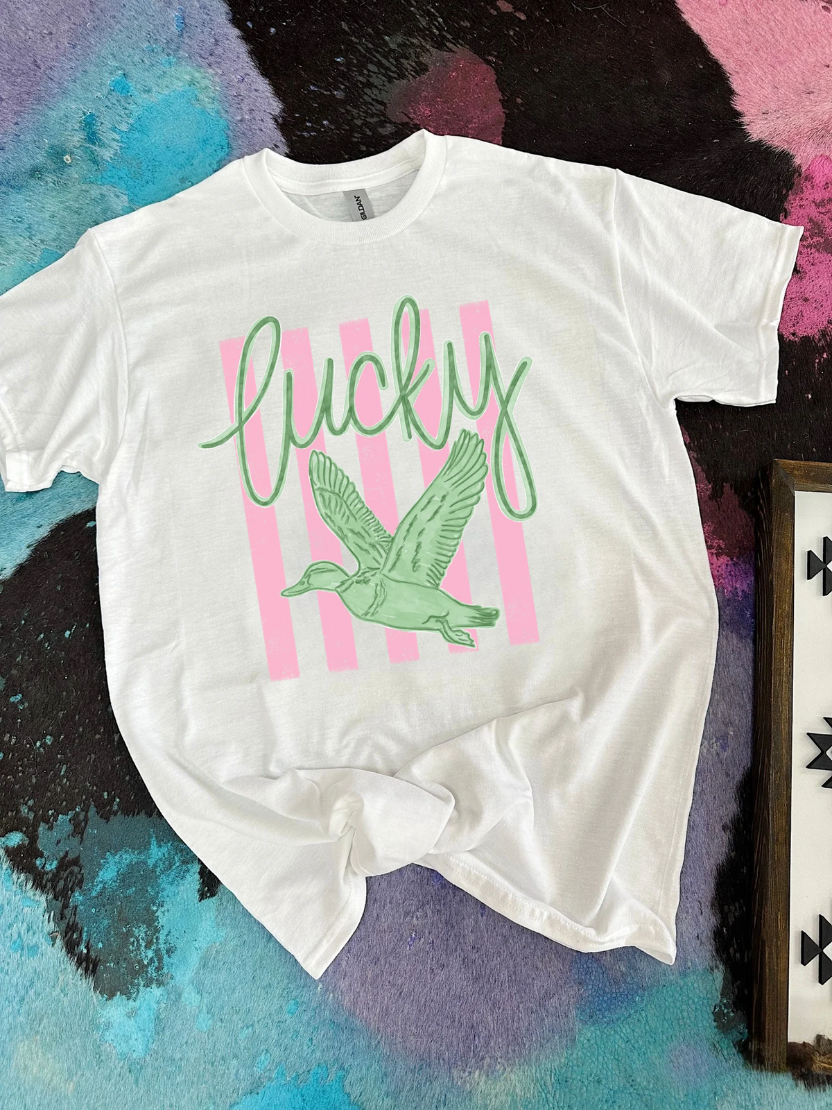 Lucky Duck TEE or CREWNECK