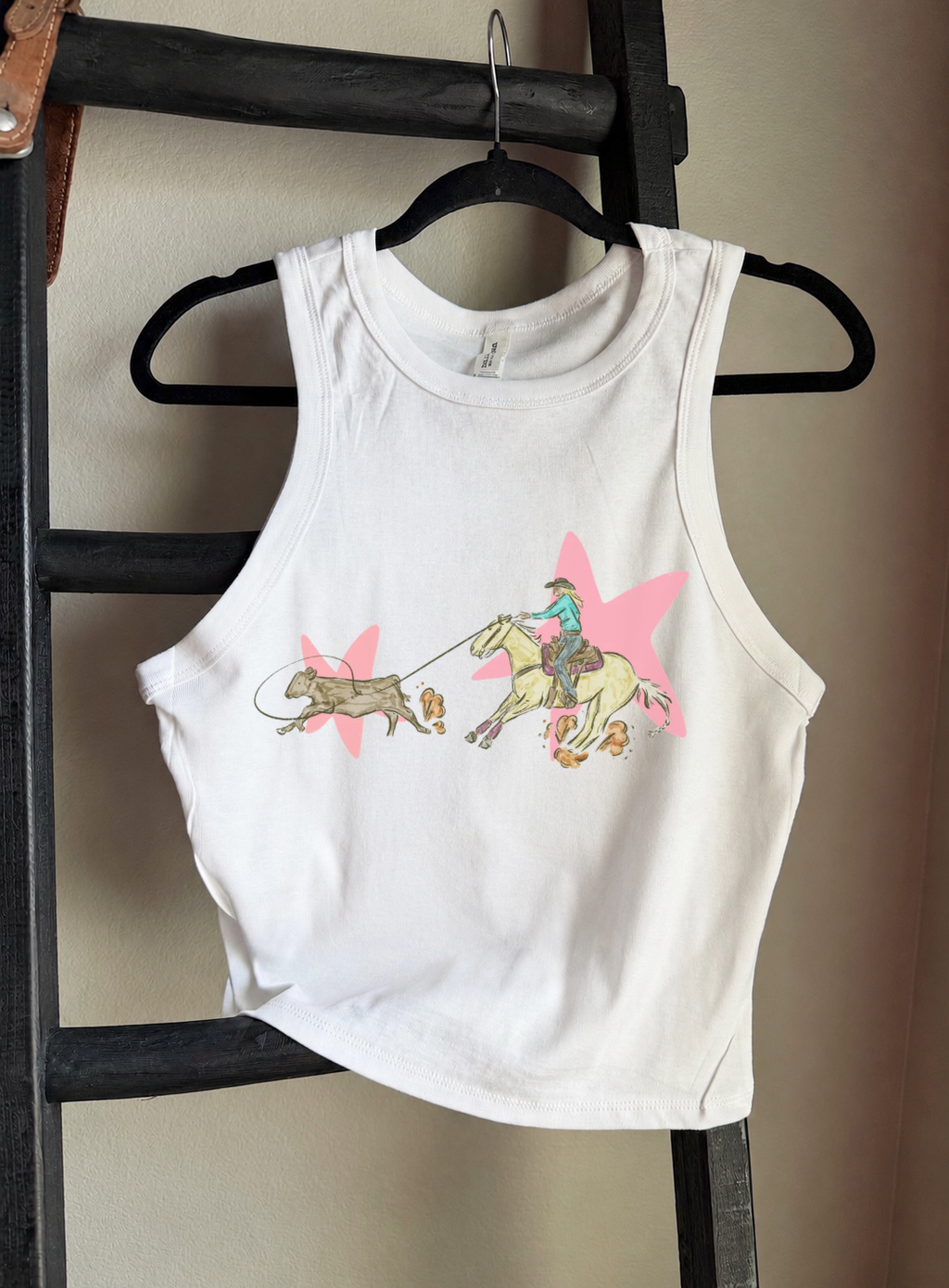 Cowgirl Roundup Cropped Tank