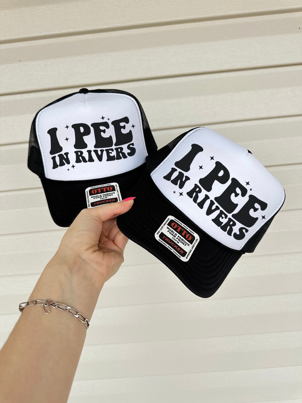 I Pee In Rivers Trucker Hat (Multiple Color Options)