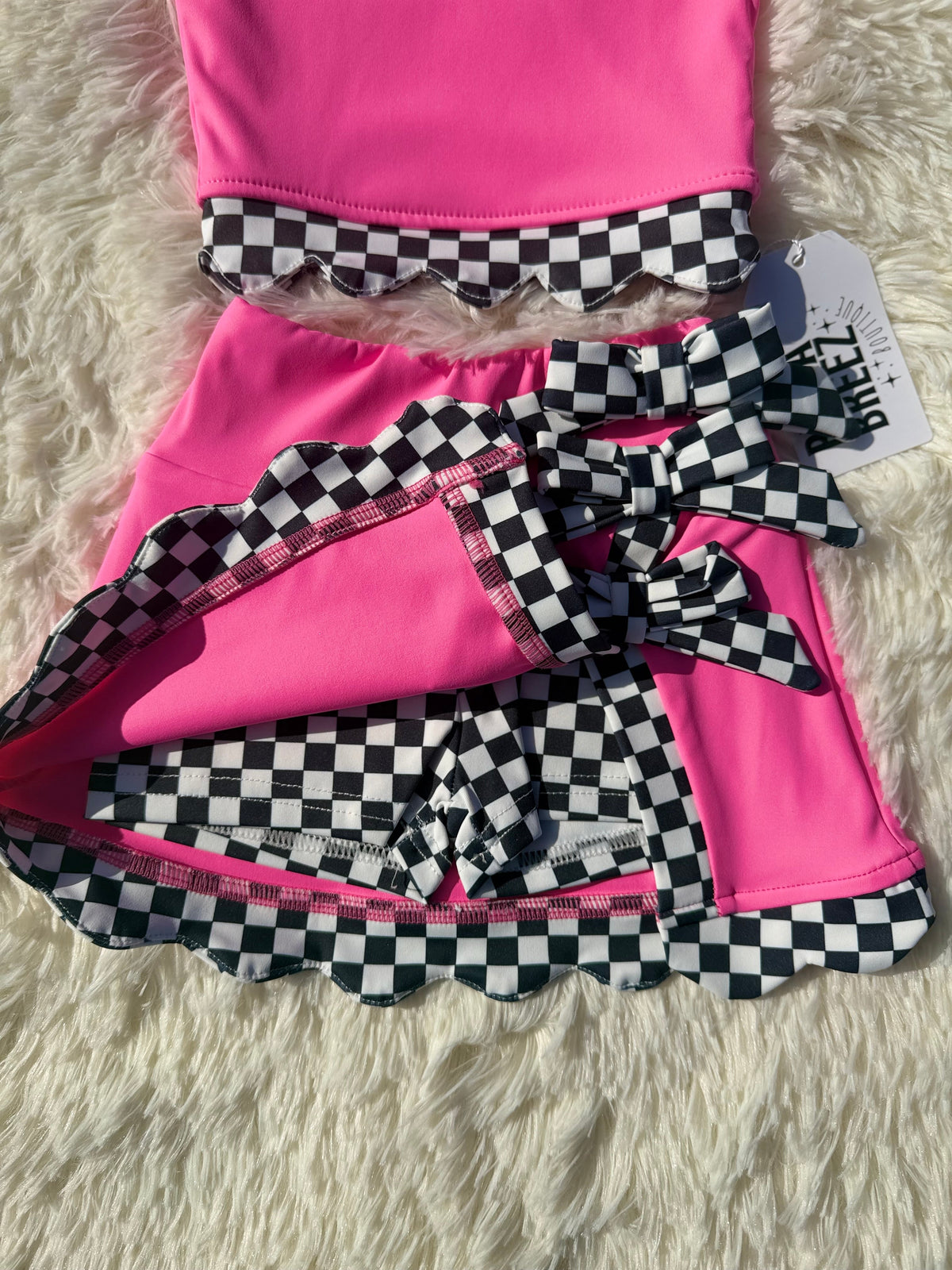 Checkered Chic Yoga Set (Mommy And Me)