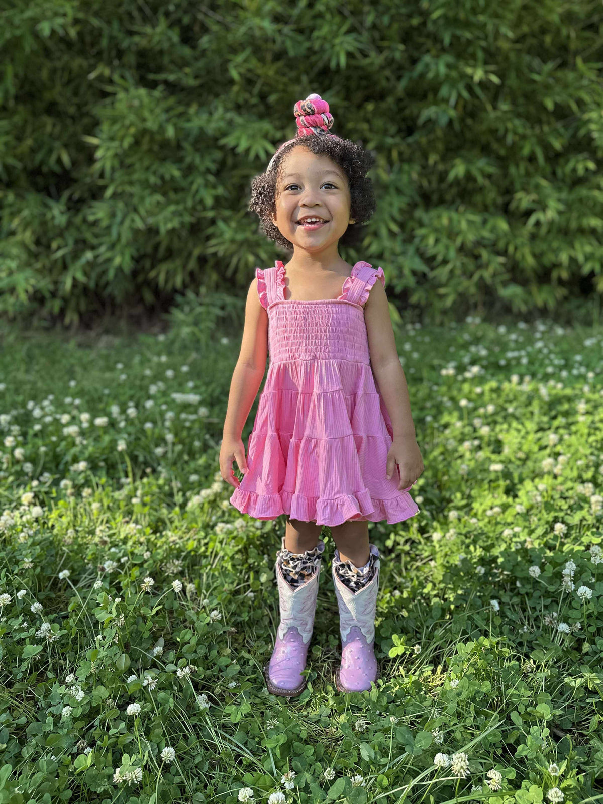 Ballerina Pink Bamboo Dress