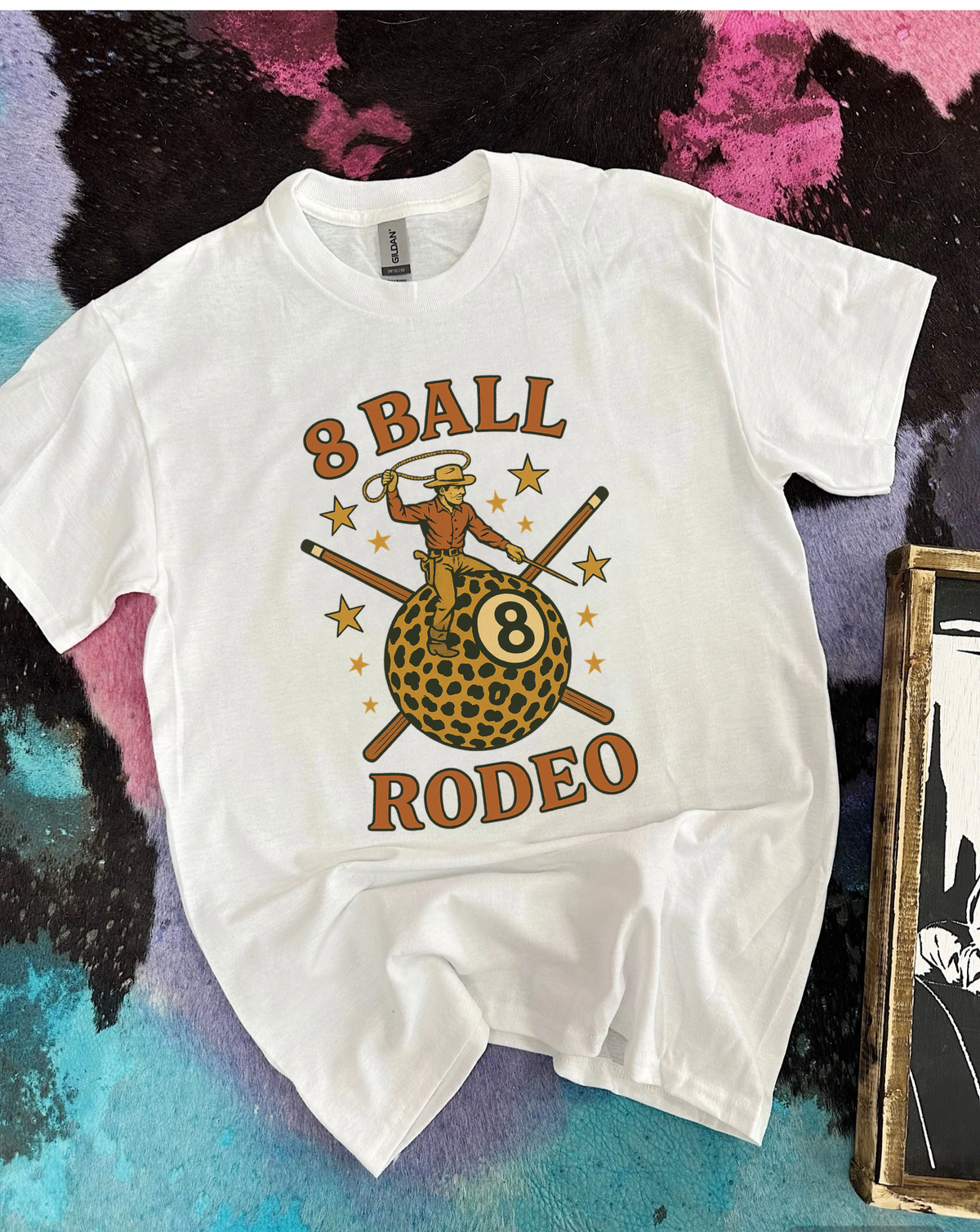 8 Ball Rodeo Tee or Crewneck