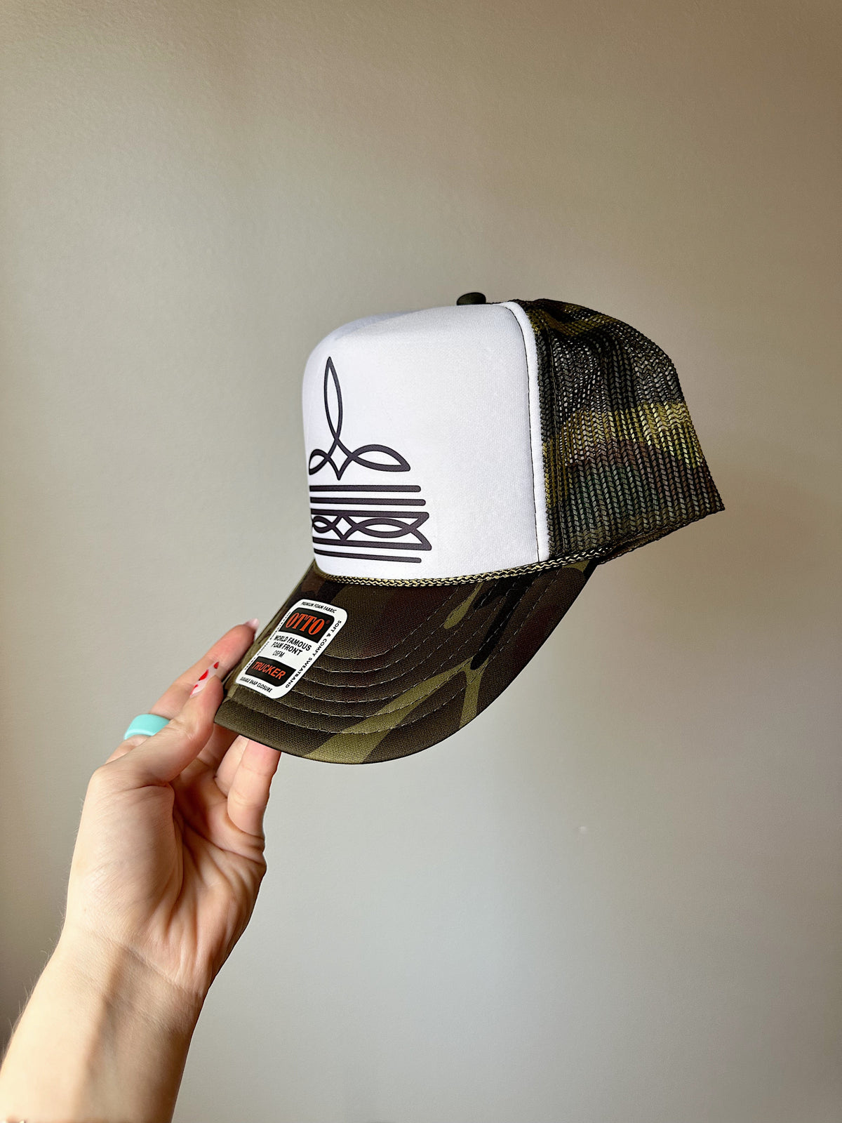 Boot Stitch Trucker Hat (Multiple Color Options)