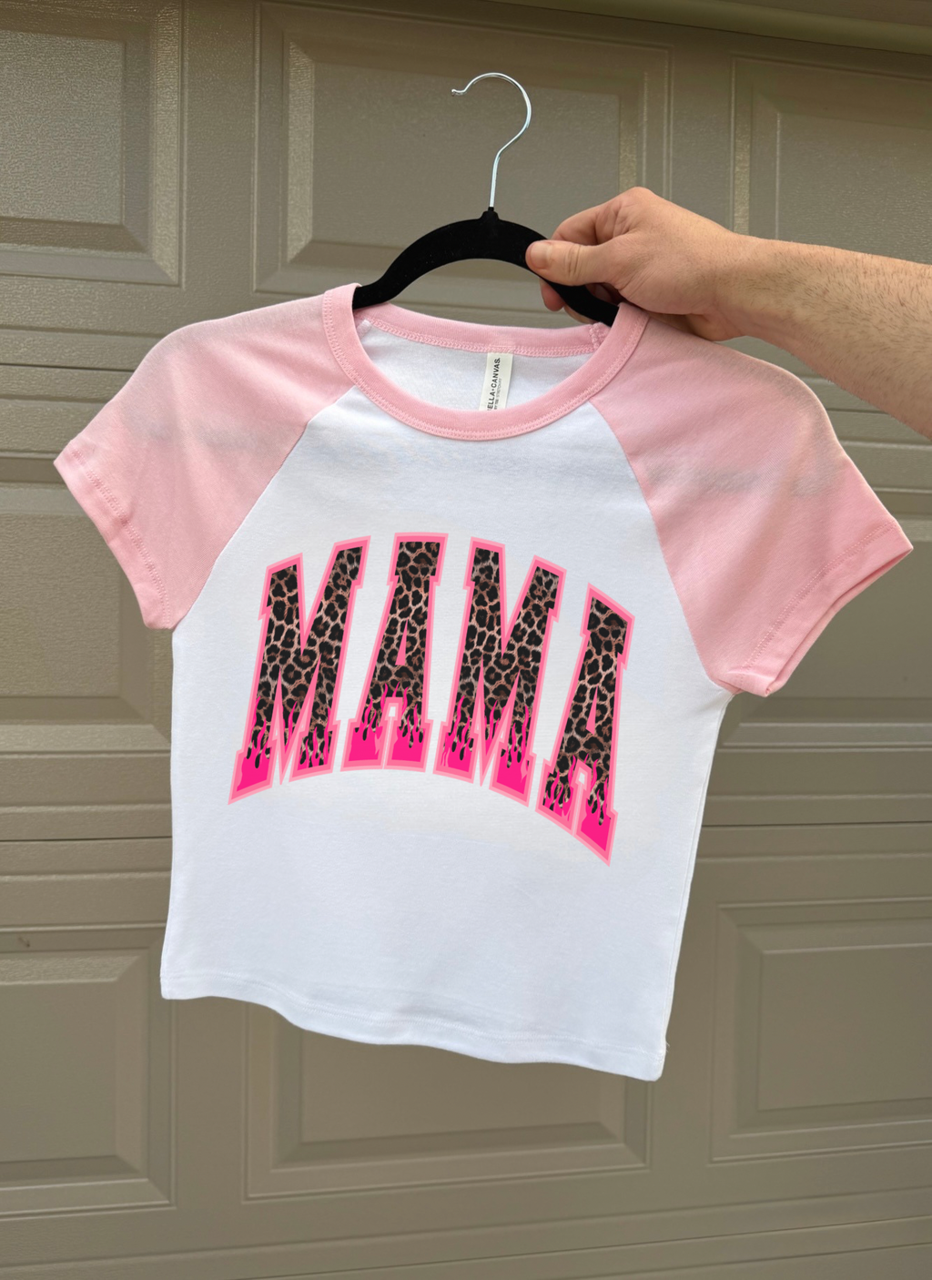 Leopard & Flames Mama Baby Tee
